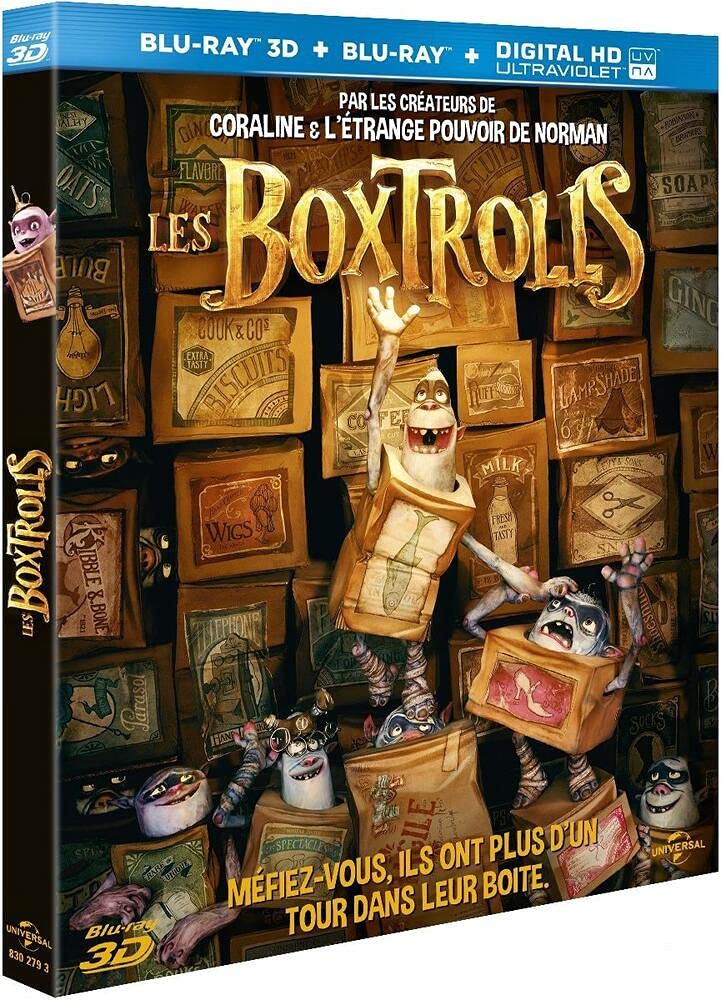Les Boxtrolls [Blu-Ray 3D & 2D + Copie Digitale] 5053083027933
