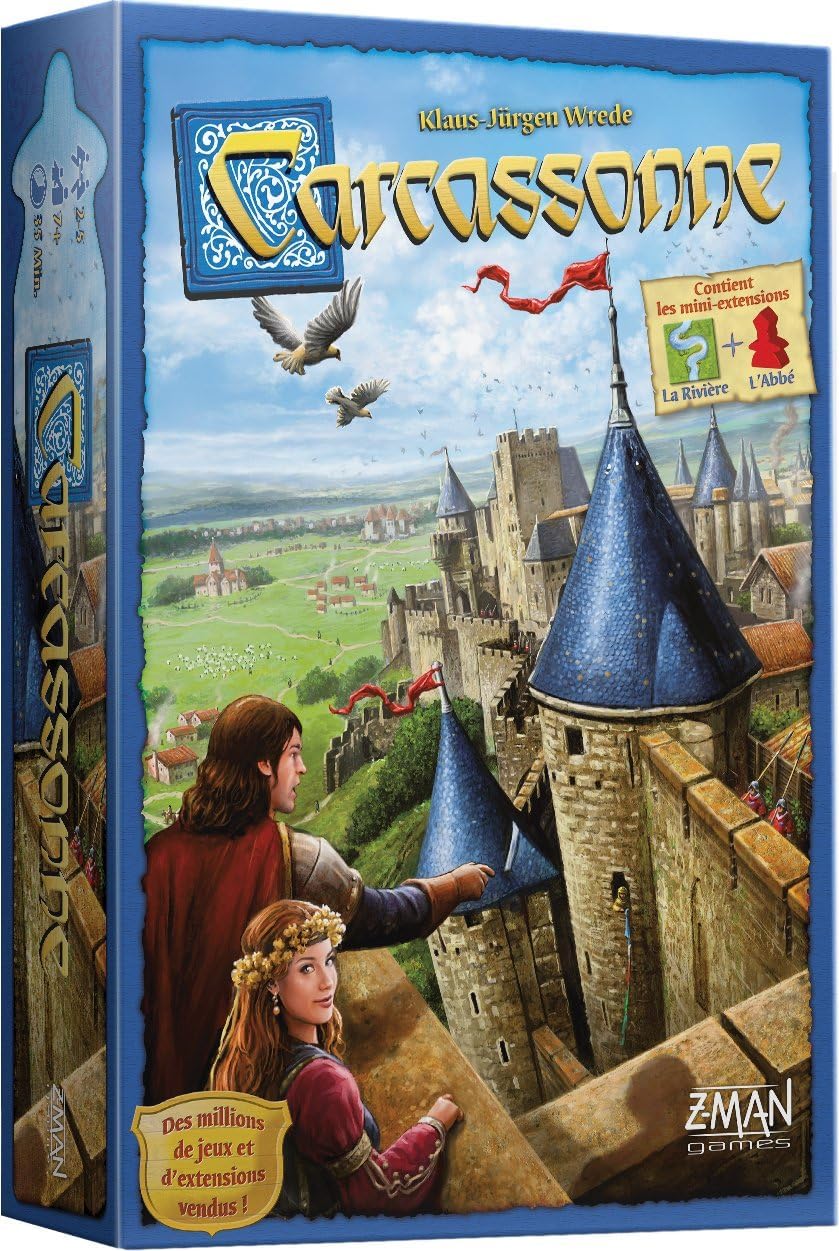 Z-Man Games - Carcassonne - Unbox Now - Jeu de société - À partir de 7 ans - 2 à 5 joueurs - 35 minutes 8435407619968