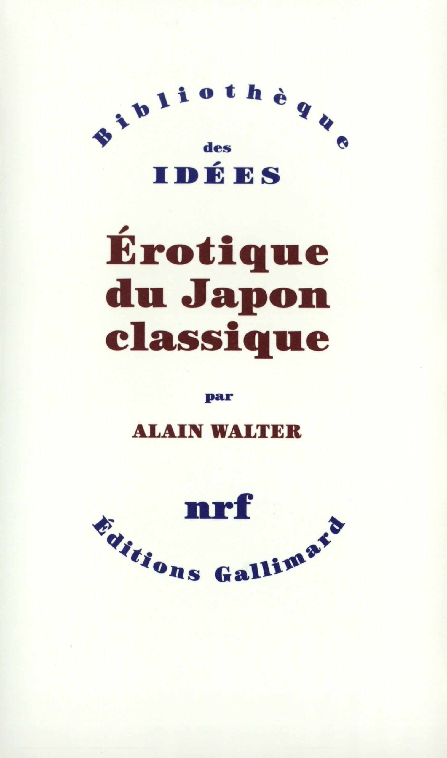 Érotique du Japon classique 9782070732173