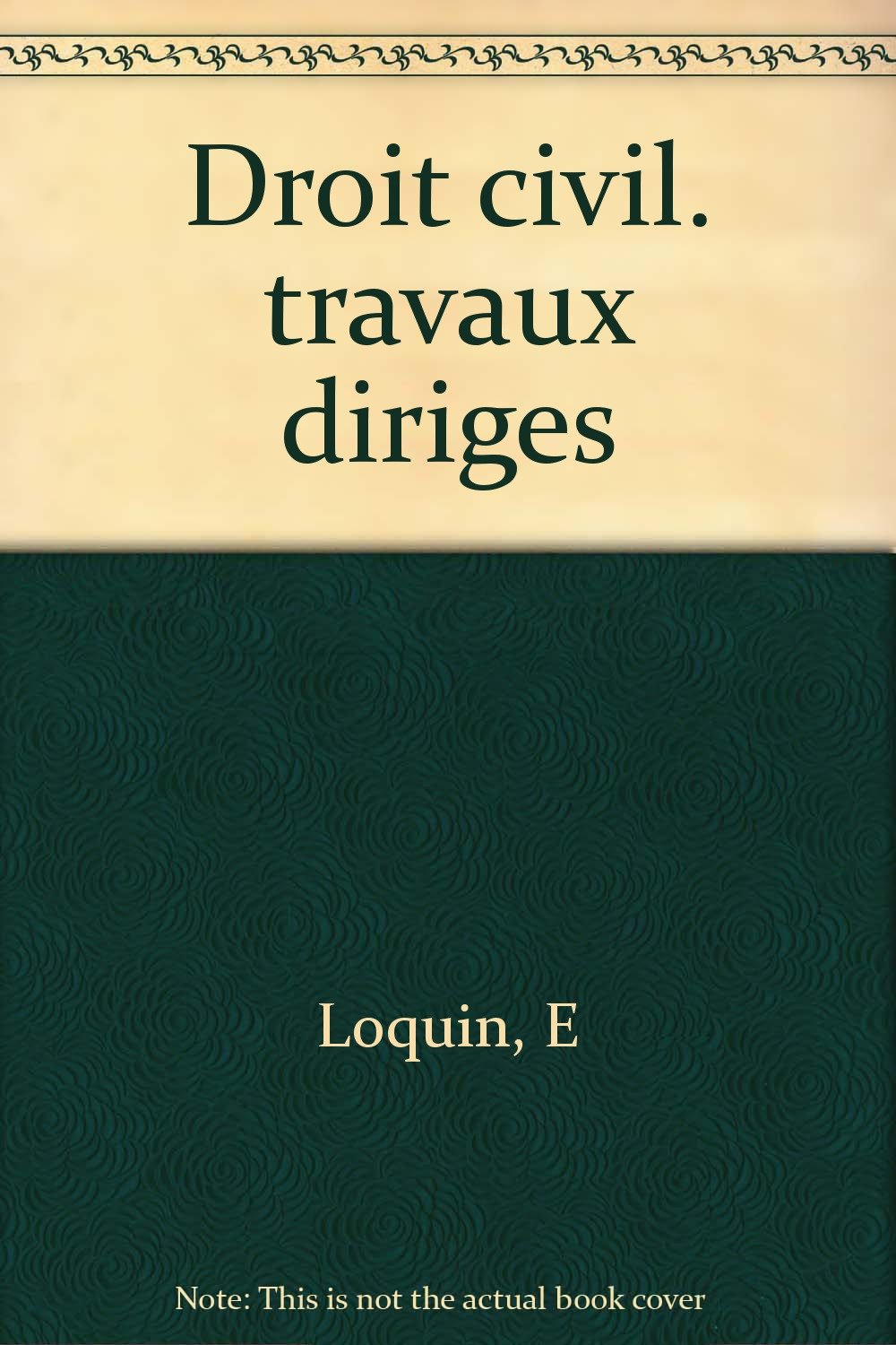 Droit civil : travaux dirigés 9782212033533