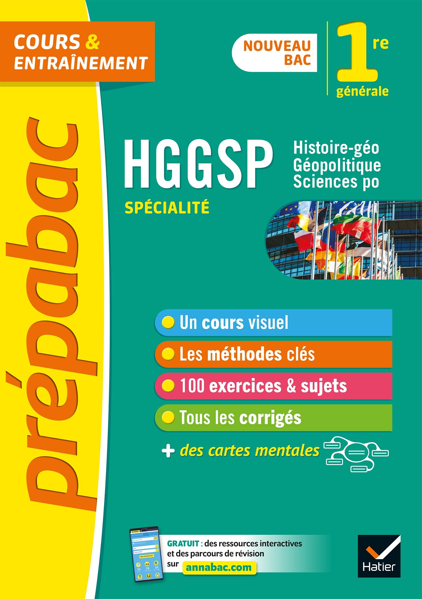 Prépabac HGGSP 1re générale (spécialité): nouveau programme de Première 9782401052925