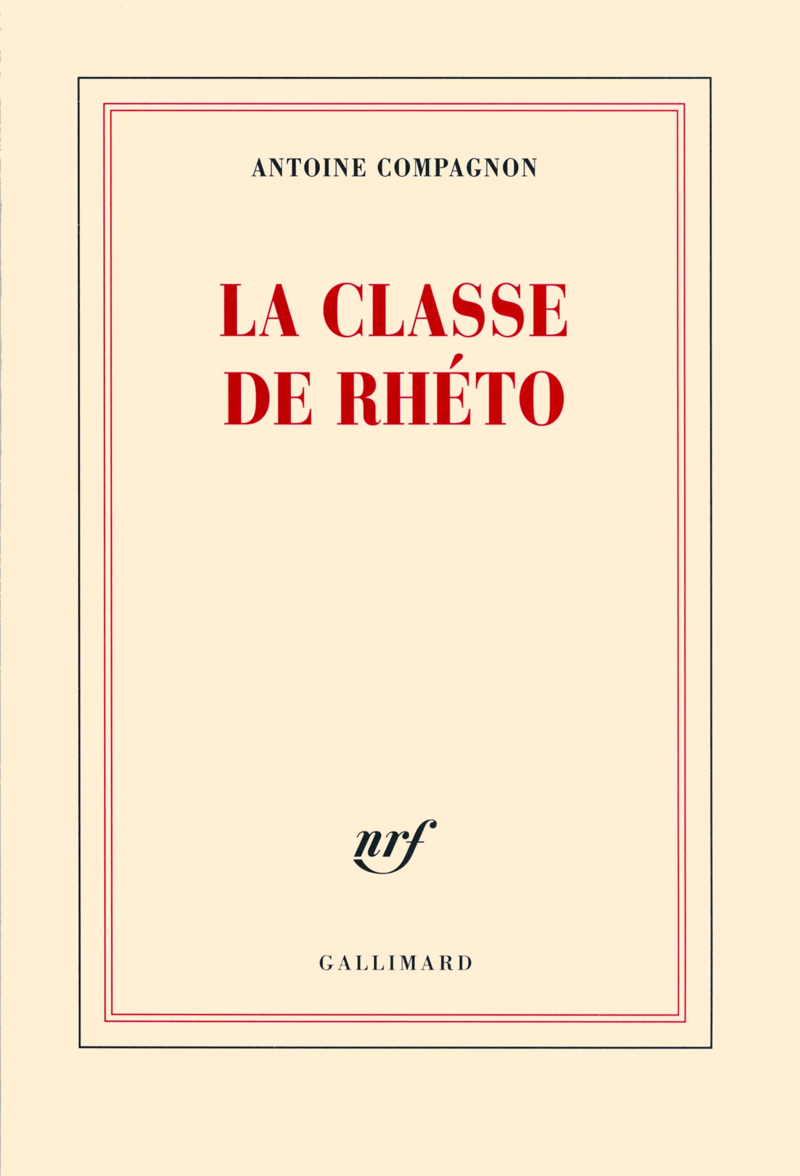 La classe de rhéto 9782070139354