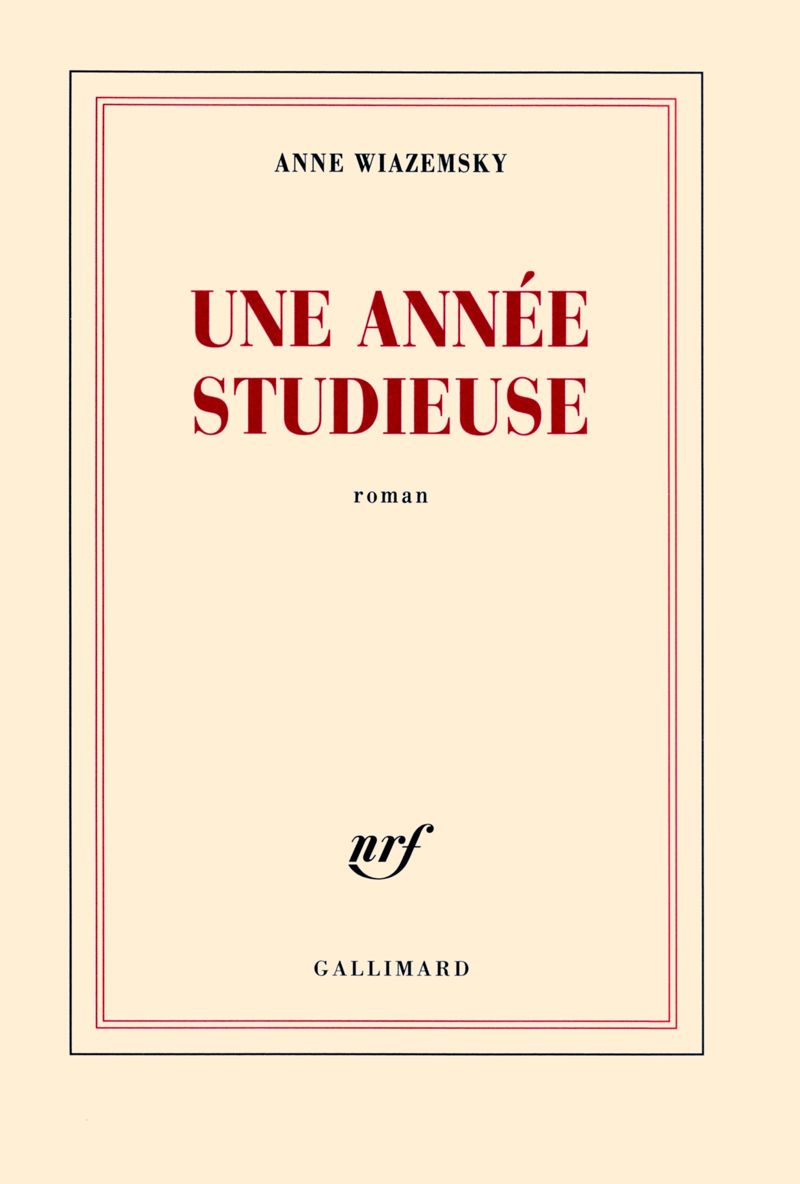 Une année studieuse 9782070126705