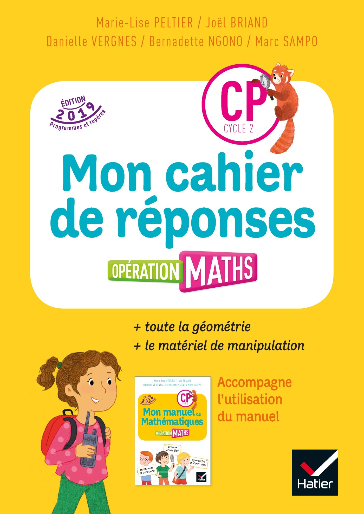 Opération Maths CP Éd.2019 - Cahier de réponses + Matériel 9782401053663