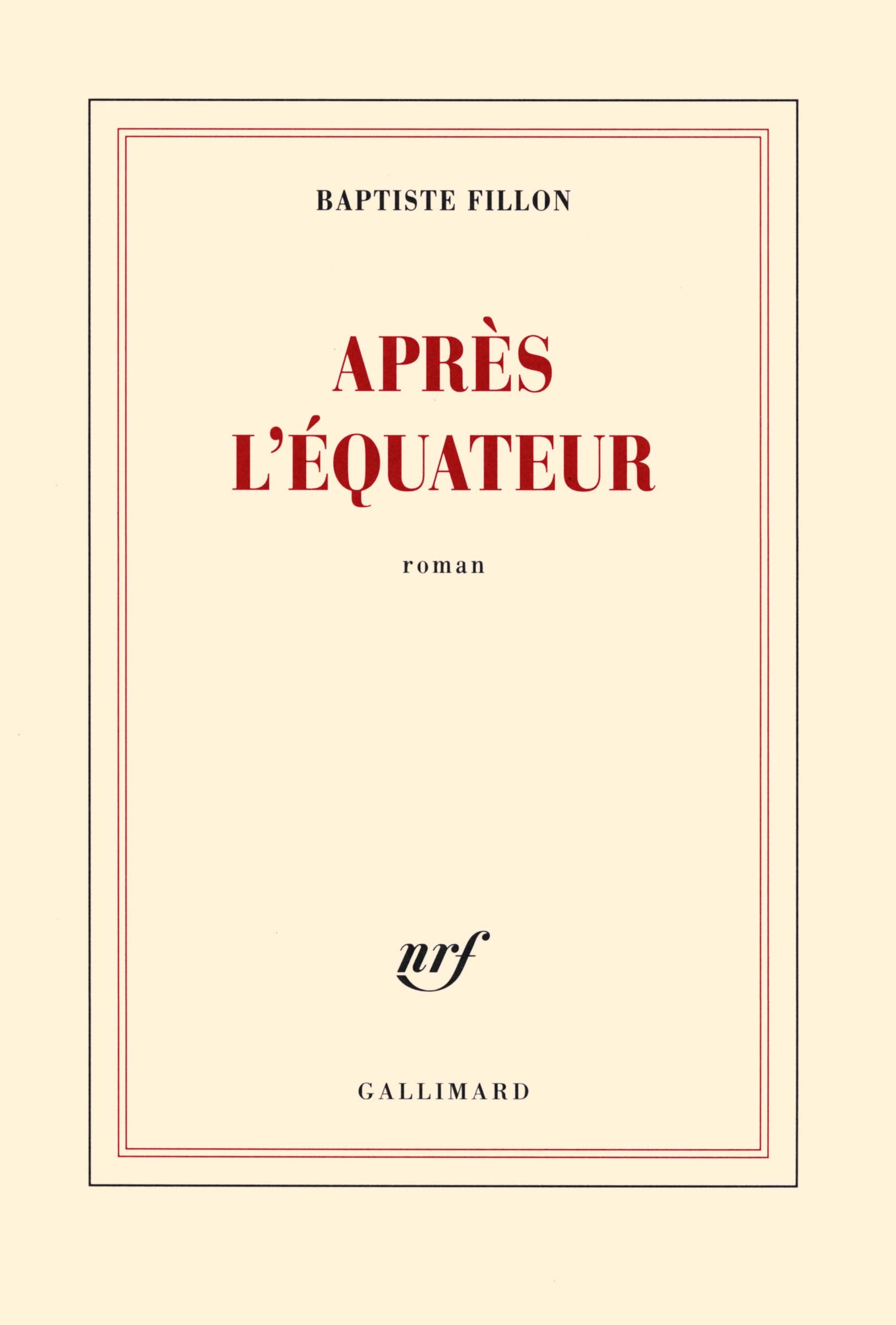 Après l'équateur 9782070142996