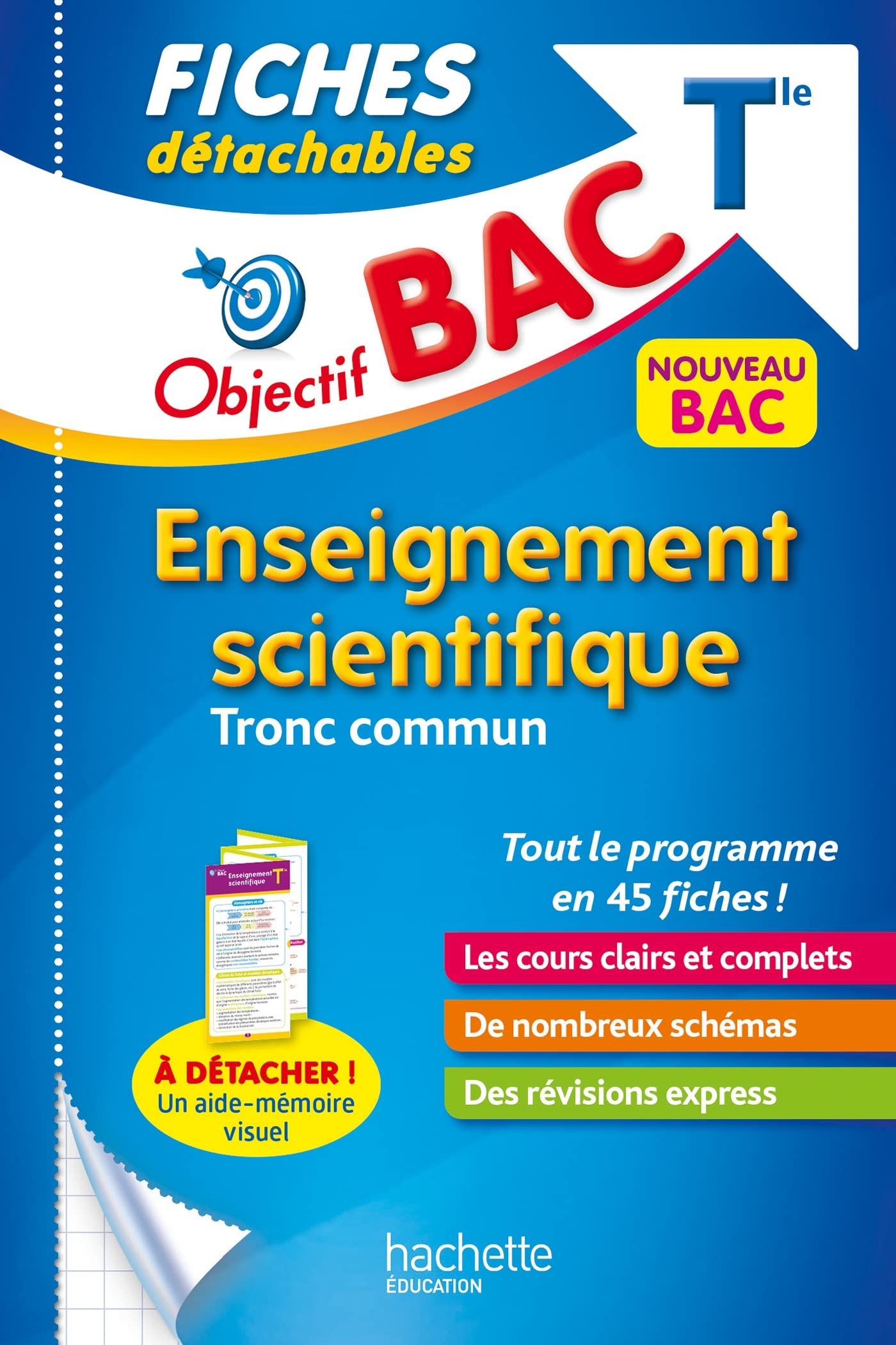 Objectif BAC Fiches détachables Enseignement scientifique Terminale 9782017182030
