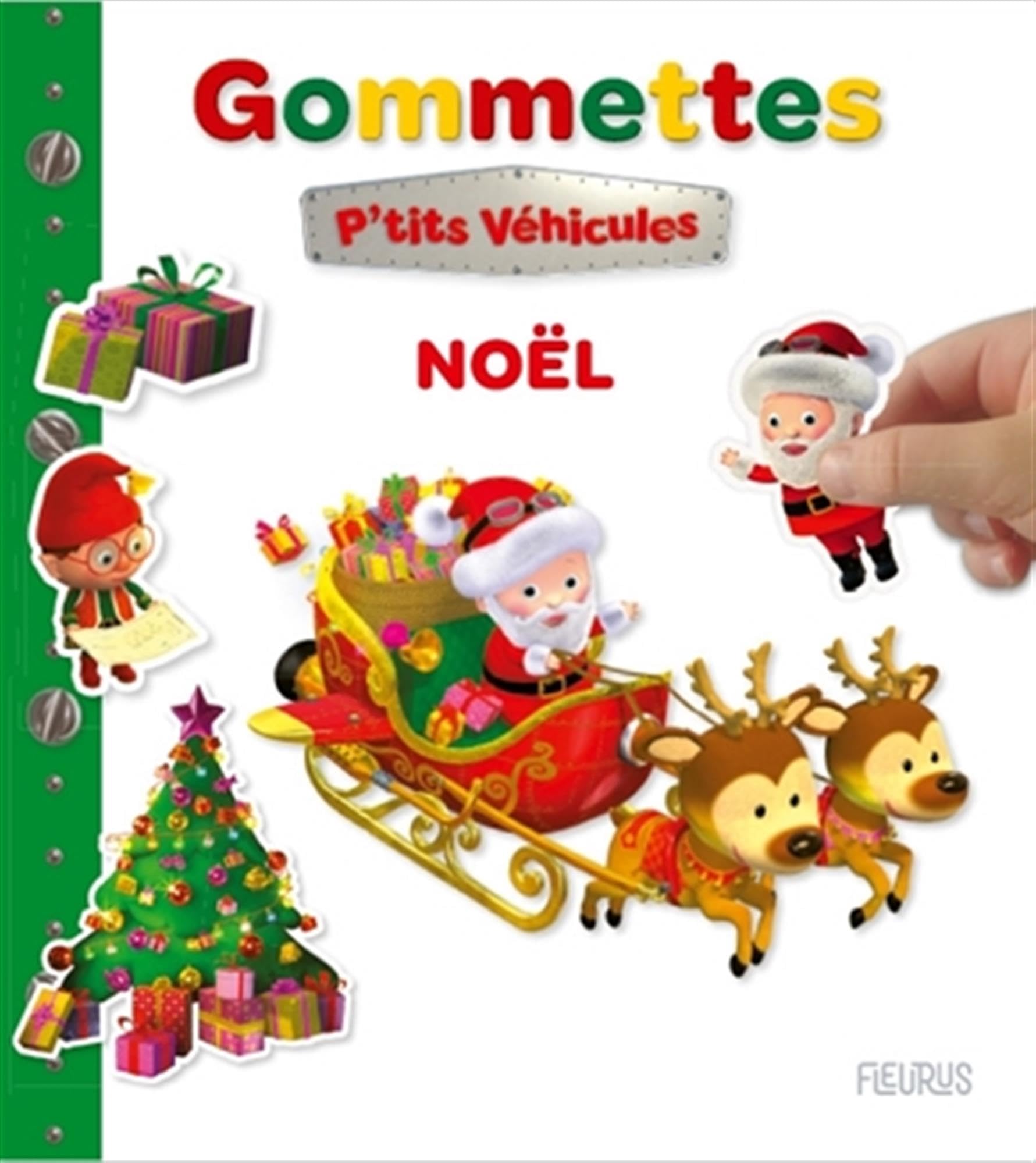 Mes premières gommettes P'tits véhicules - Noël 9782215195399