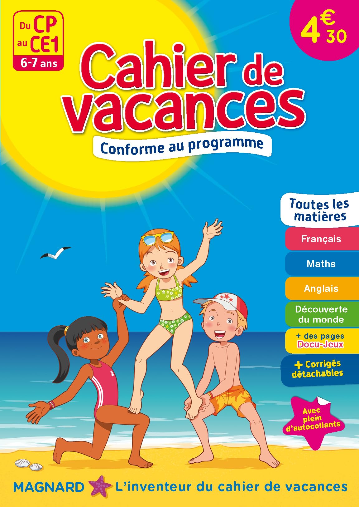 Cahier de vacances - Du CP au CE1 - 6-7 ans 9782210757066