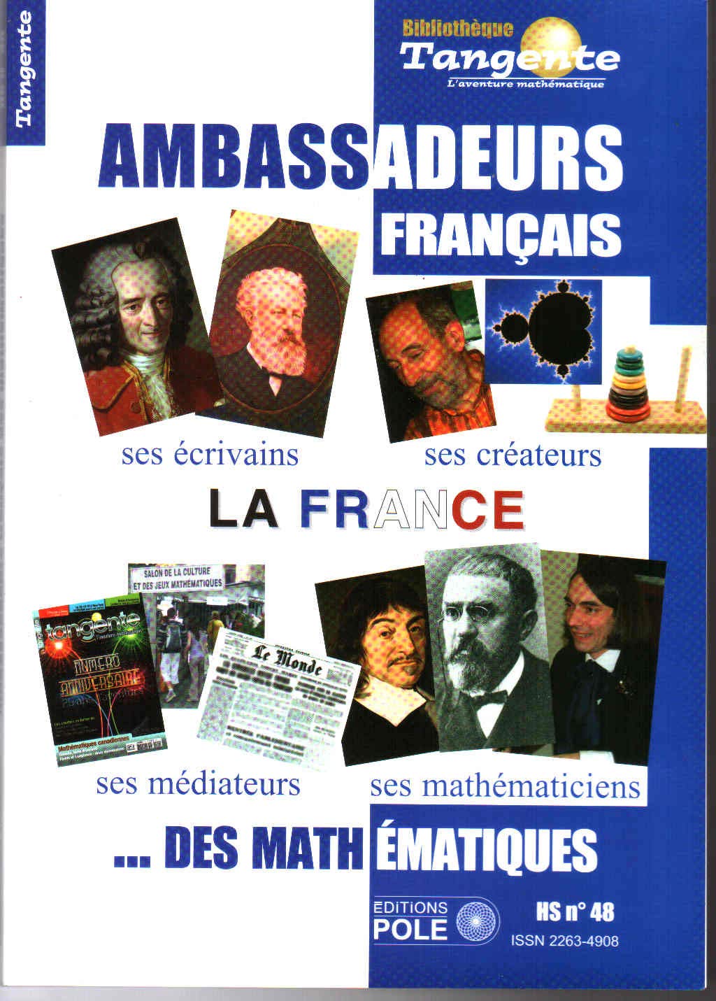 AMBASSADEURS FRANCOPHONE DES MATHS 9782848841663