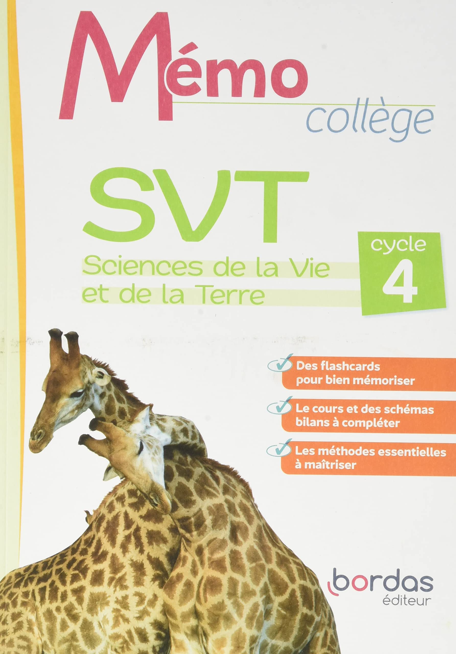 Mémo Collège SVT Cycle 4 9782047339275