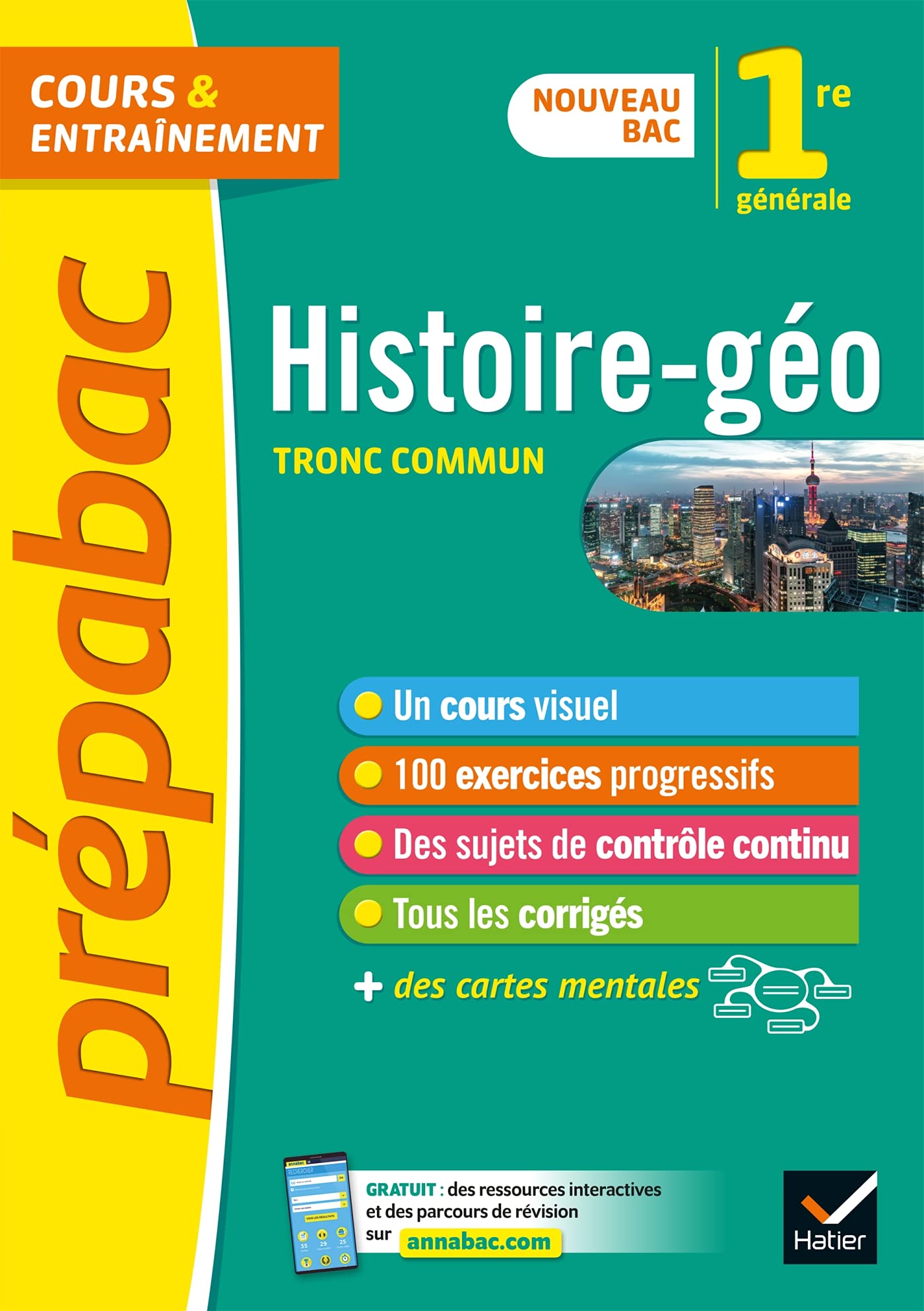 Prépabac Histoire-Géographie 1re générale: nouveau programme de Première 9782401052871