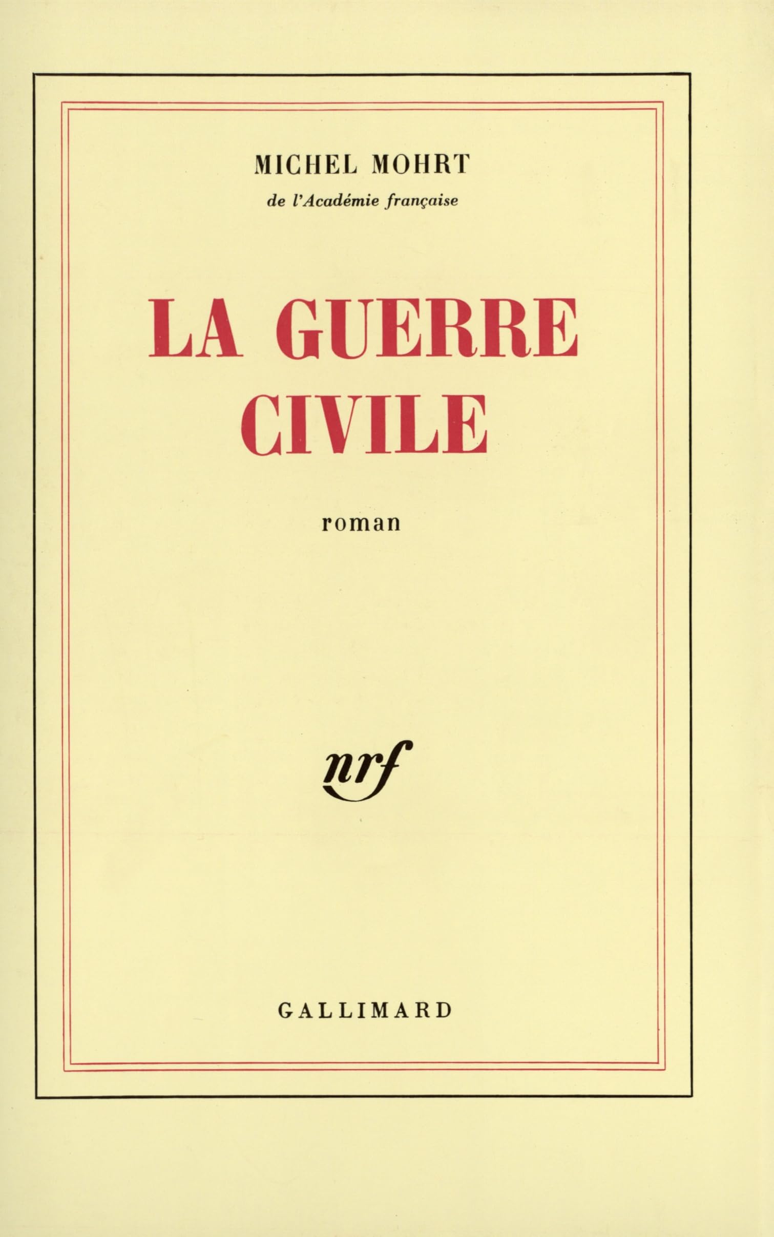 La Guerre civile 9782070705122