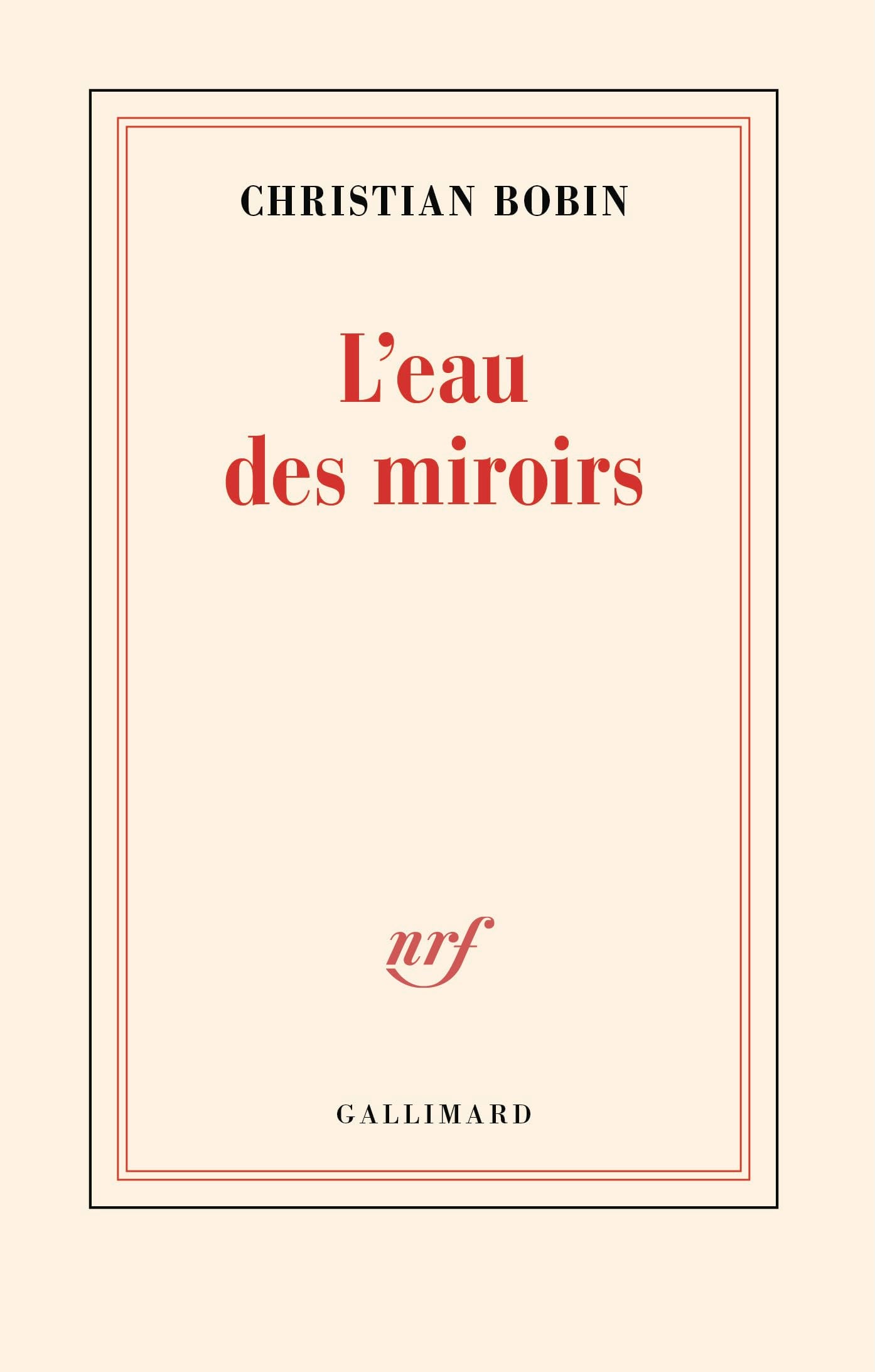 L'eau des miroirs 9782073130969