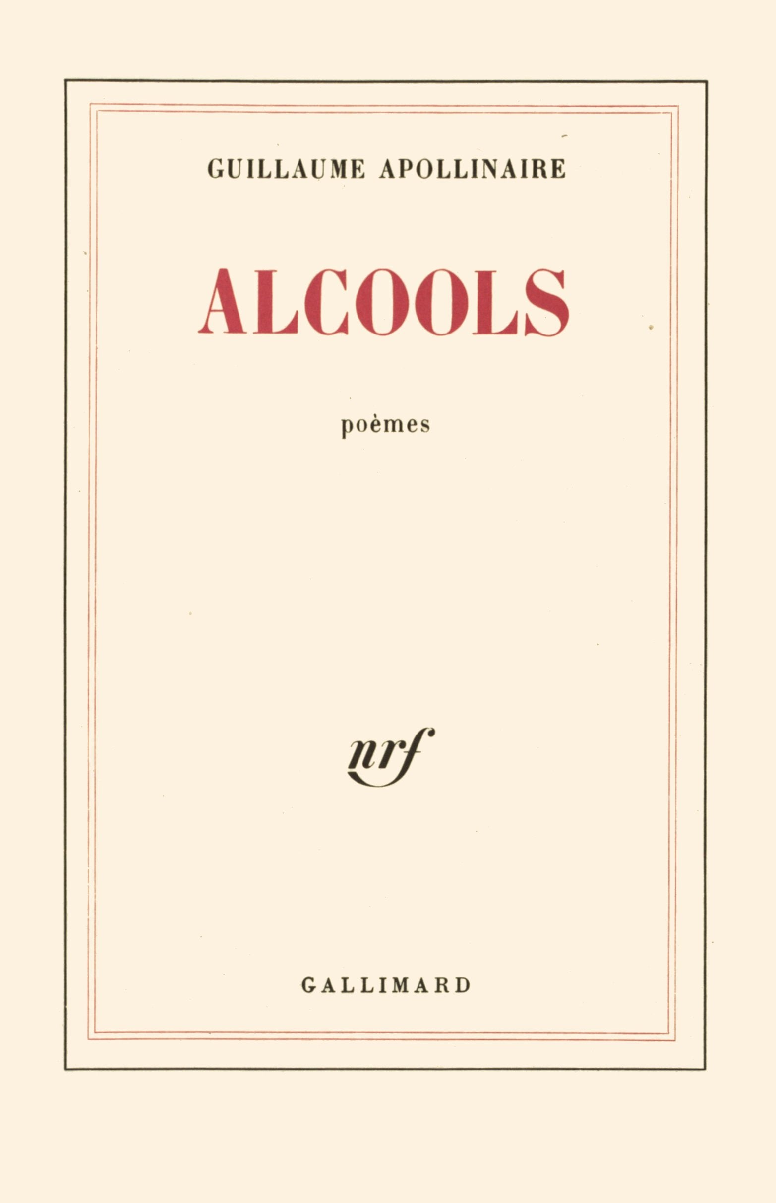 Alcools: Poèmes 1898-1913 9782070202010