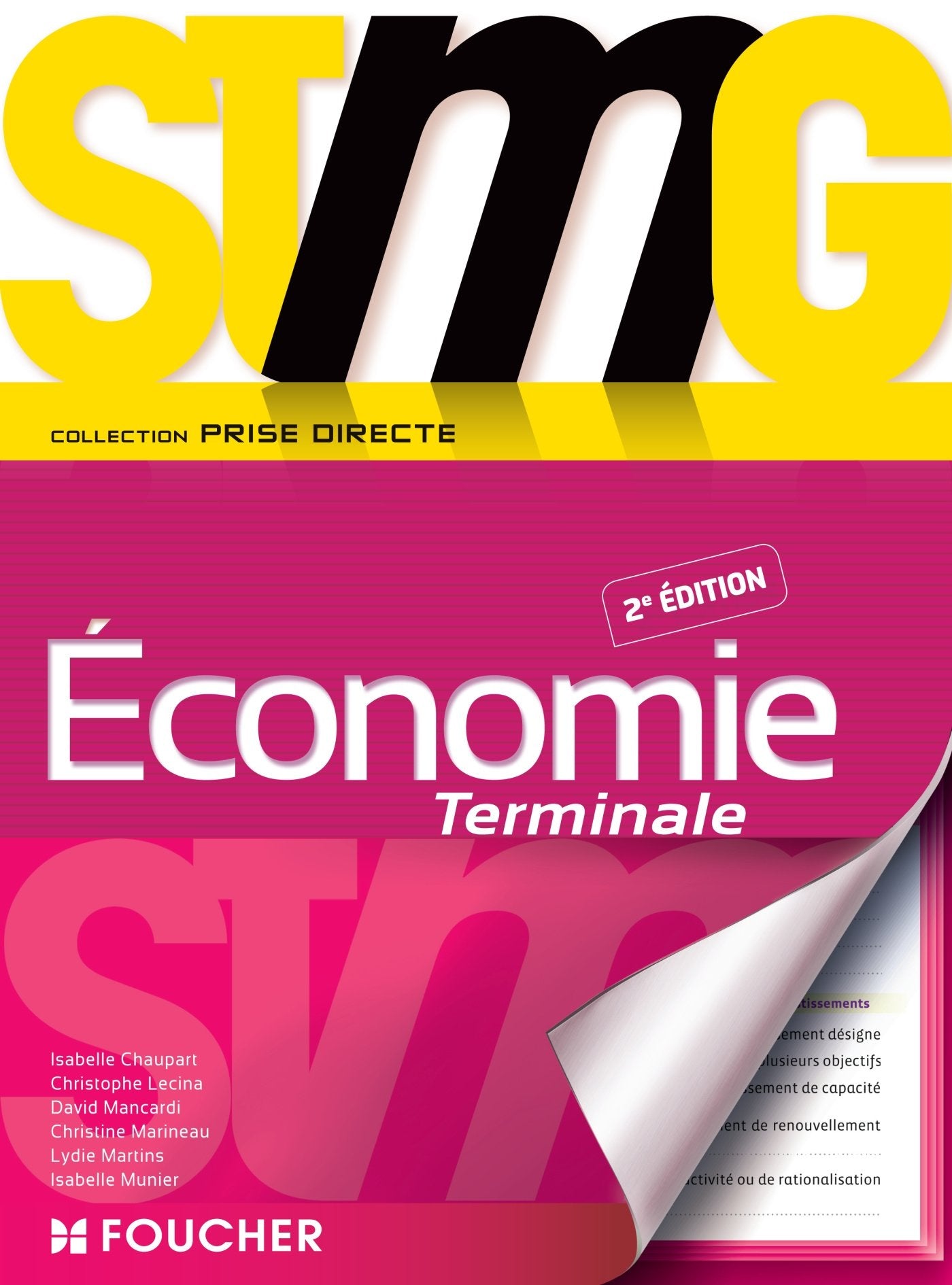 Prise directe Economie Tle STMG - 2e édition 9782216131952