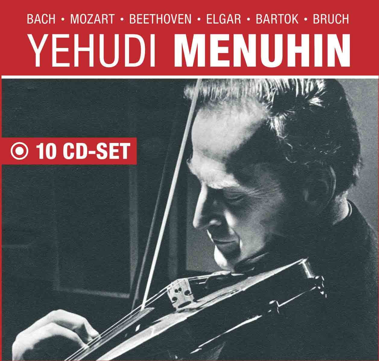 Yehudi Menuhin plays and conducts: Bach, Mozart, Beethoven, Elgar, Bartok, Bruch, Dvorak, Tchaikovsky, Franck, Schubert 4011222317537