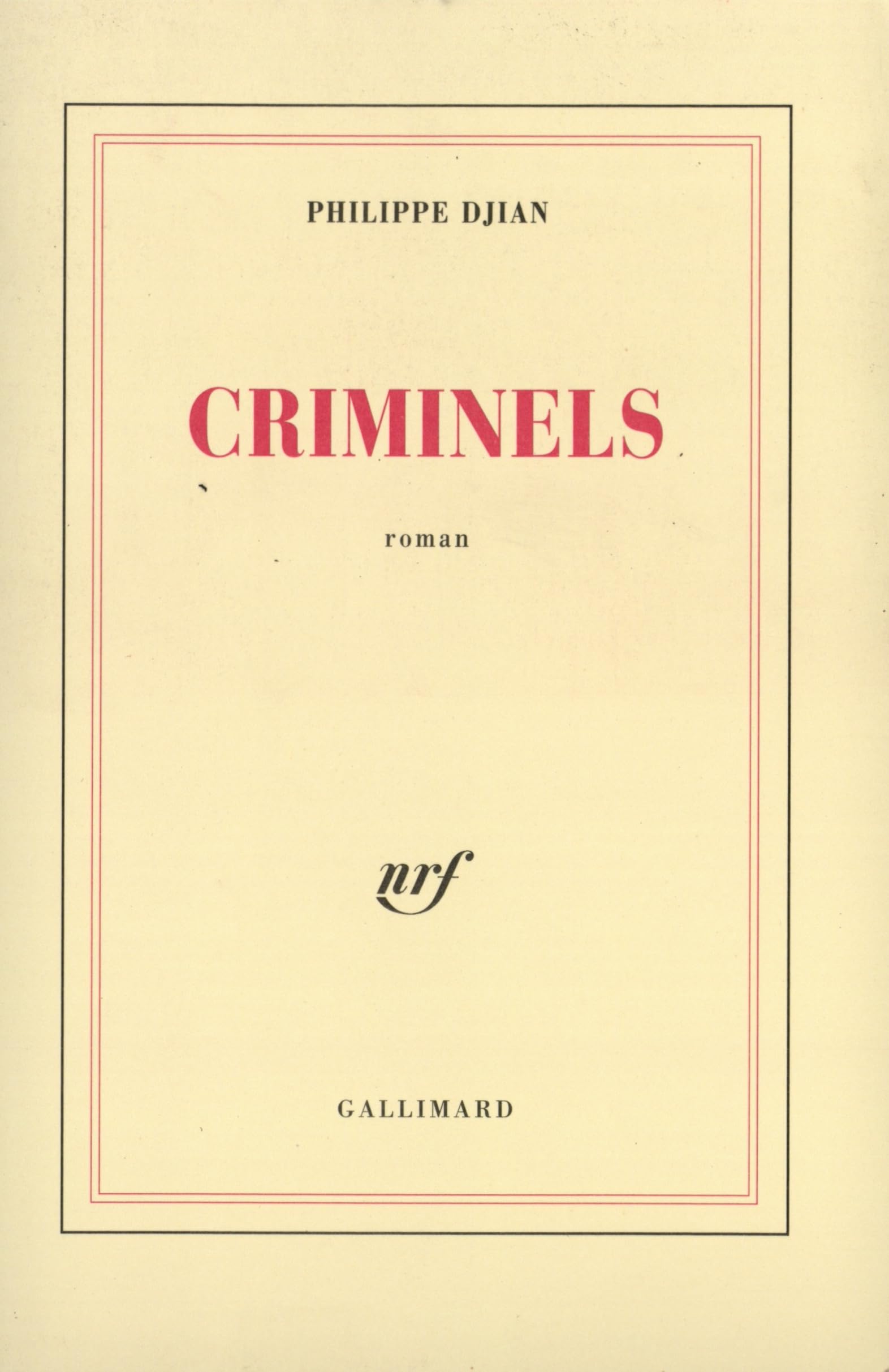 Criminels 9782070739226