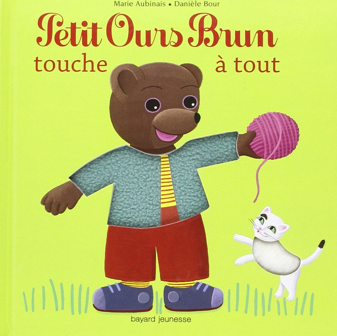 Petit Ours Brun touche à tout - livre à matières: LIVRE A TOUCHER 9782747020954