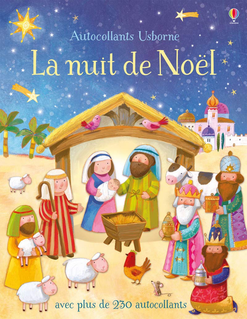 La nuit de Noël - Autocollants Usborne 9781474923279