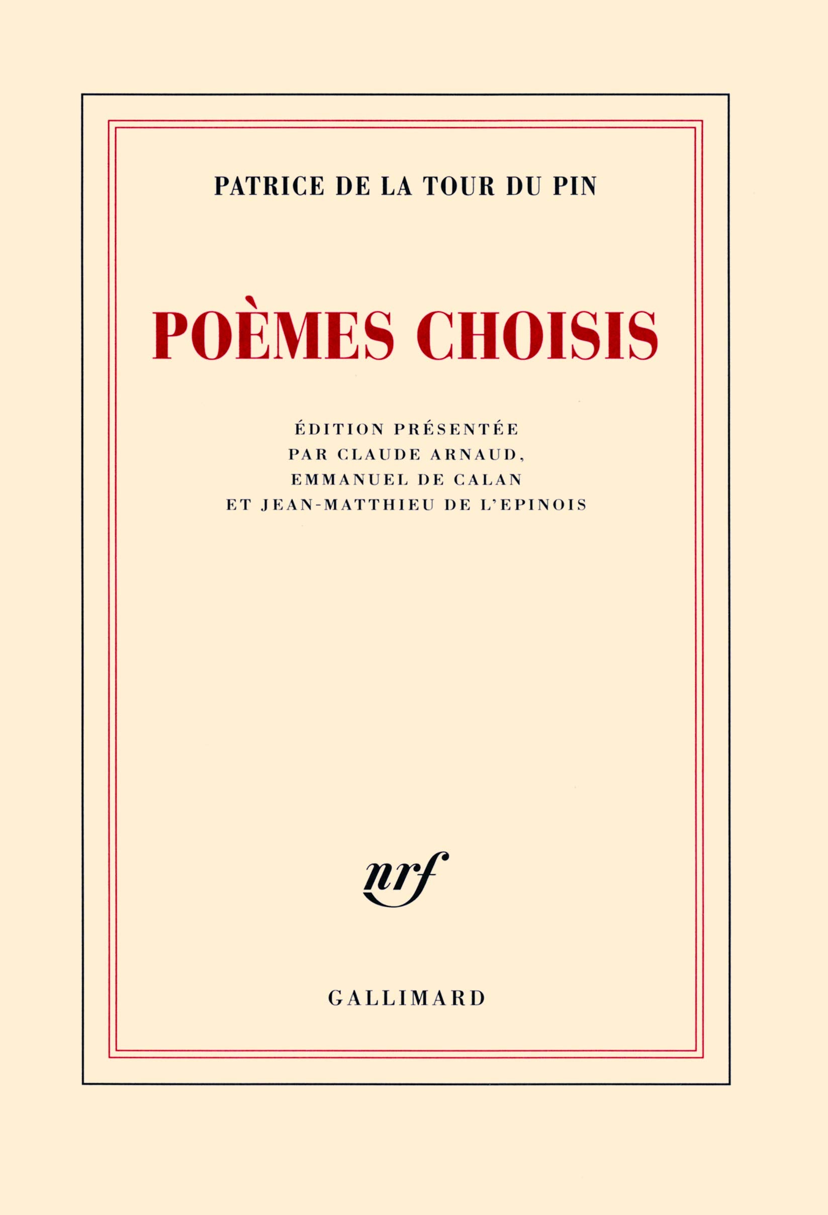 Poèmes choisis 9782070131129