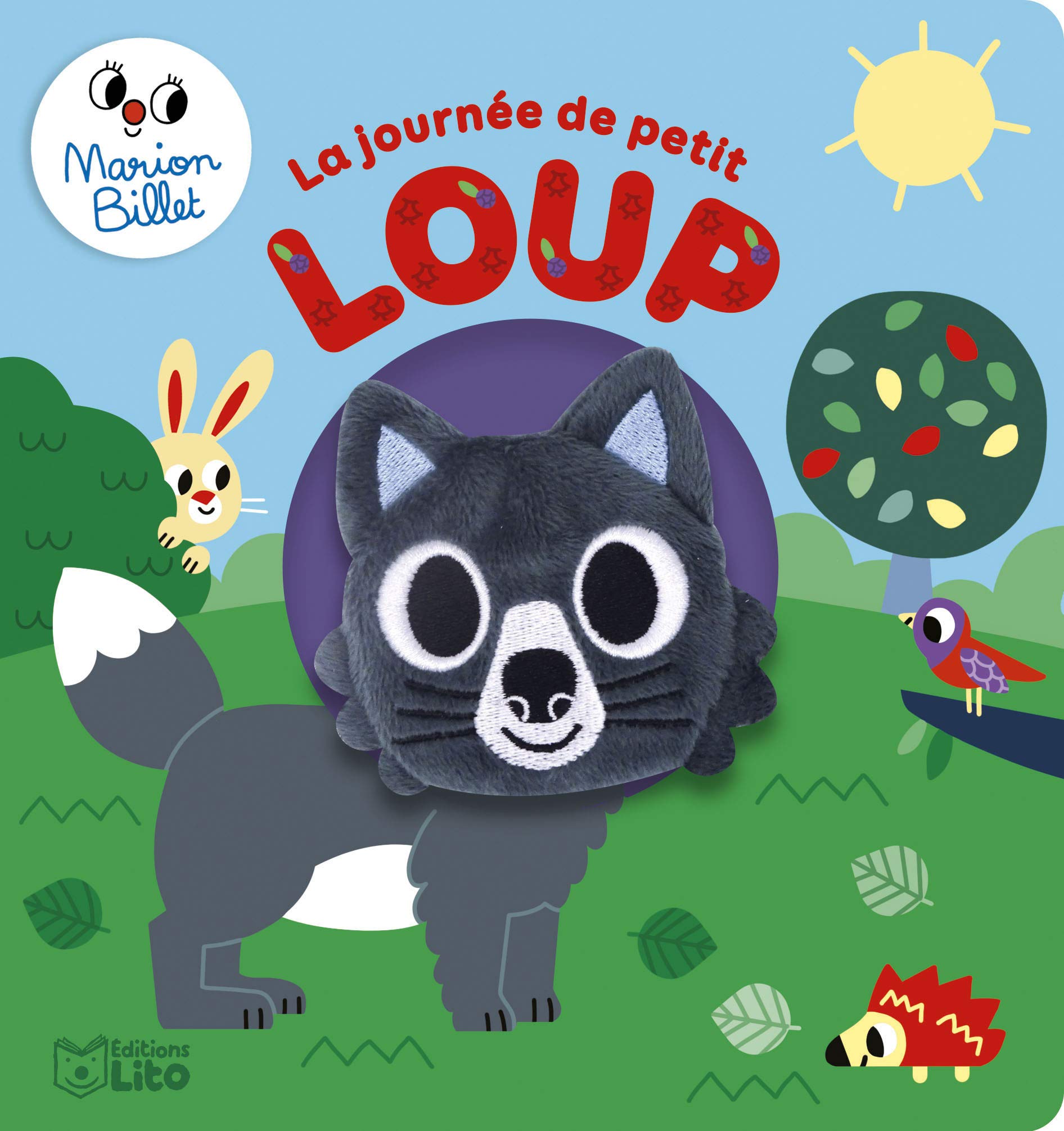 Livre marionnette: La journée de petit loup - Dès 1 an 9782244304748