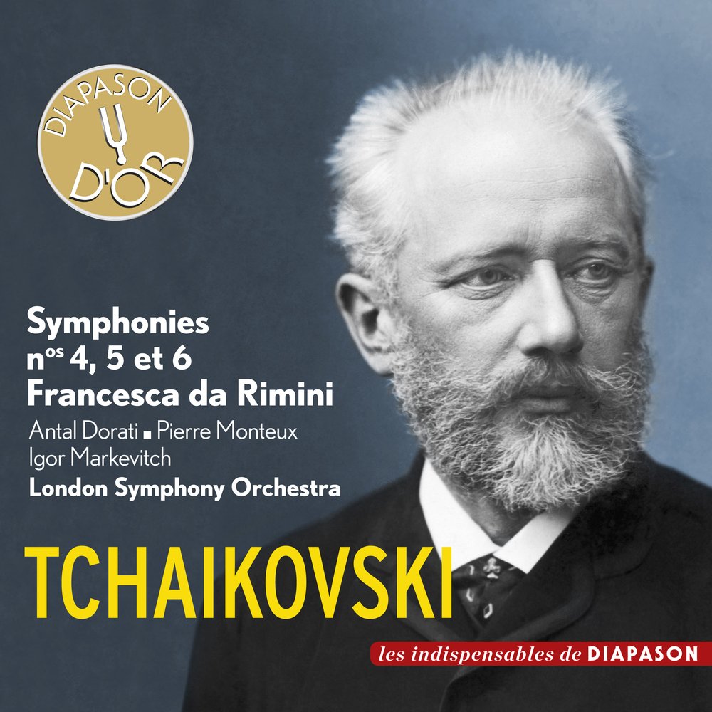 Tchaikovski : Symphonies N° 4, 5 et 6. Dorati, Monteux, Markevitch 3770003441557