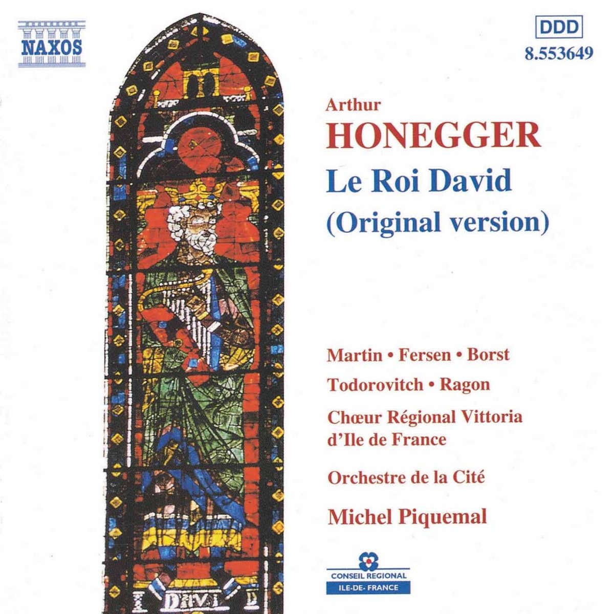 Honegger : Le Roi David 0730099464925