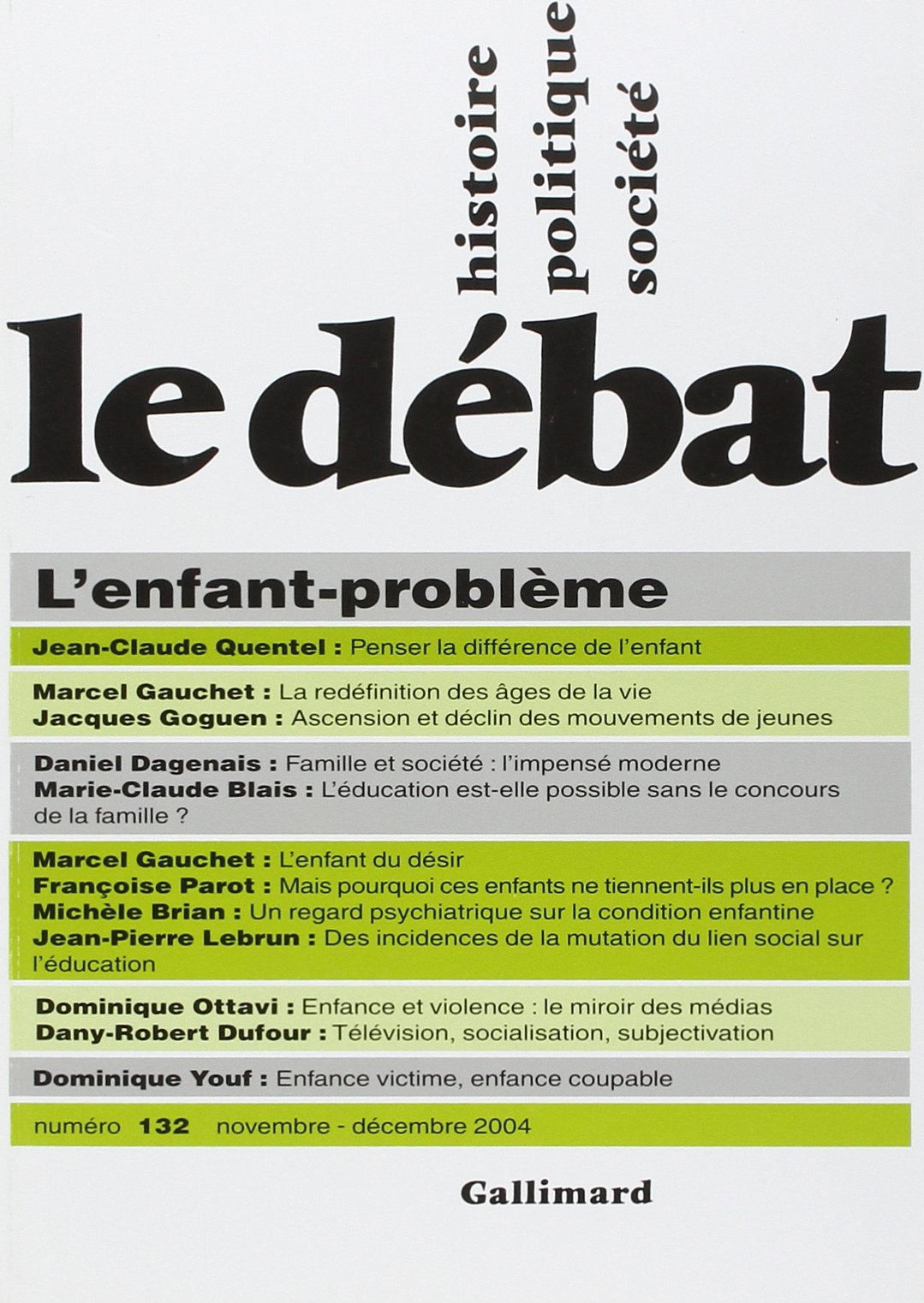 Le Débat 9782070772957