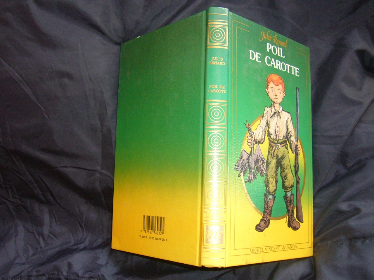 poil de carotte ,jules renard :collection nuance ,michel vincent 1984 , 9782867560392