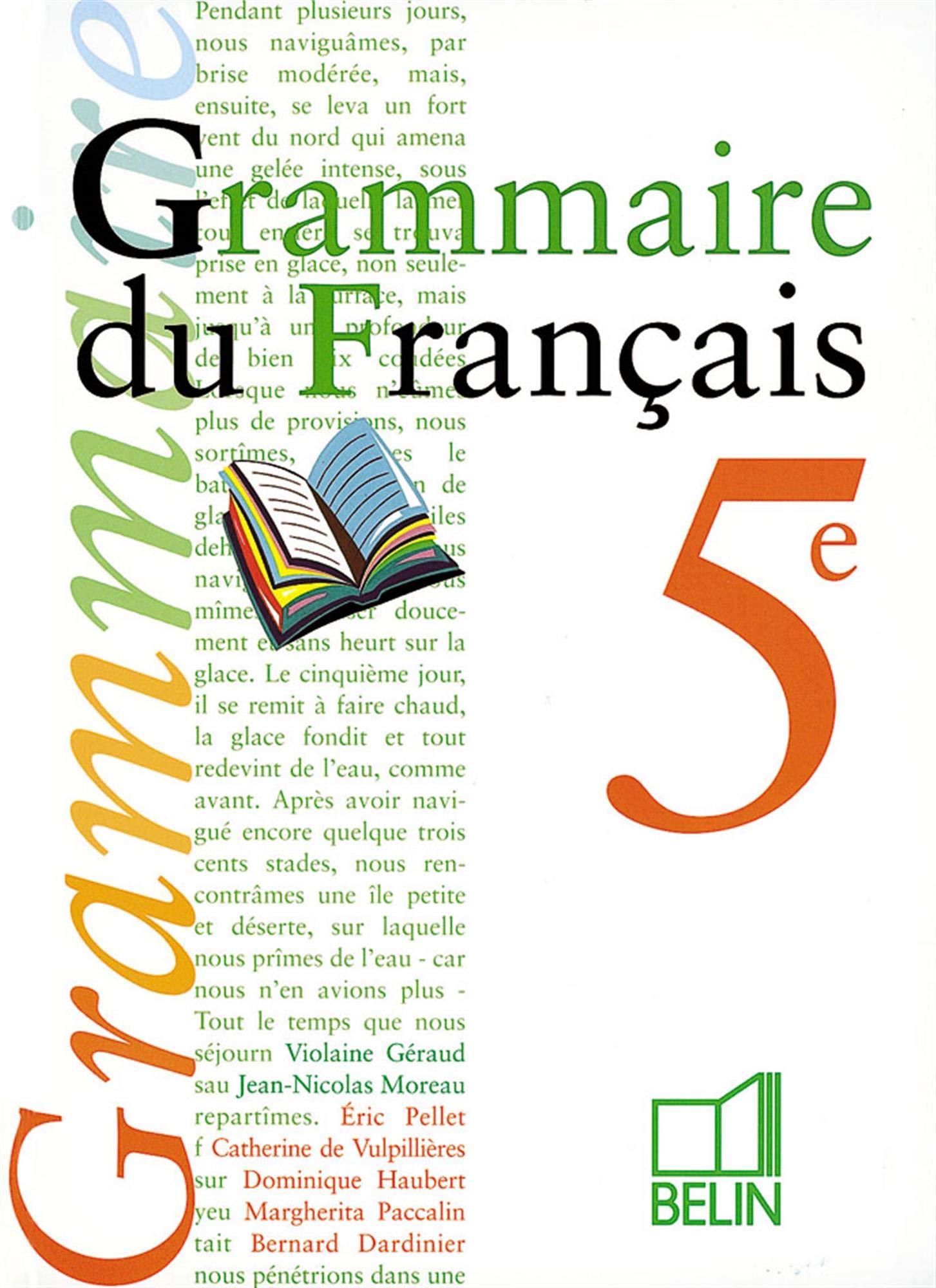 Grammaire du français 5e - livre de l'élève 9782701117720