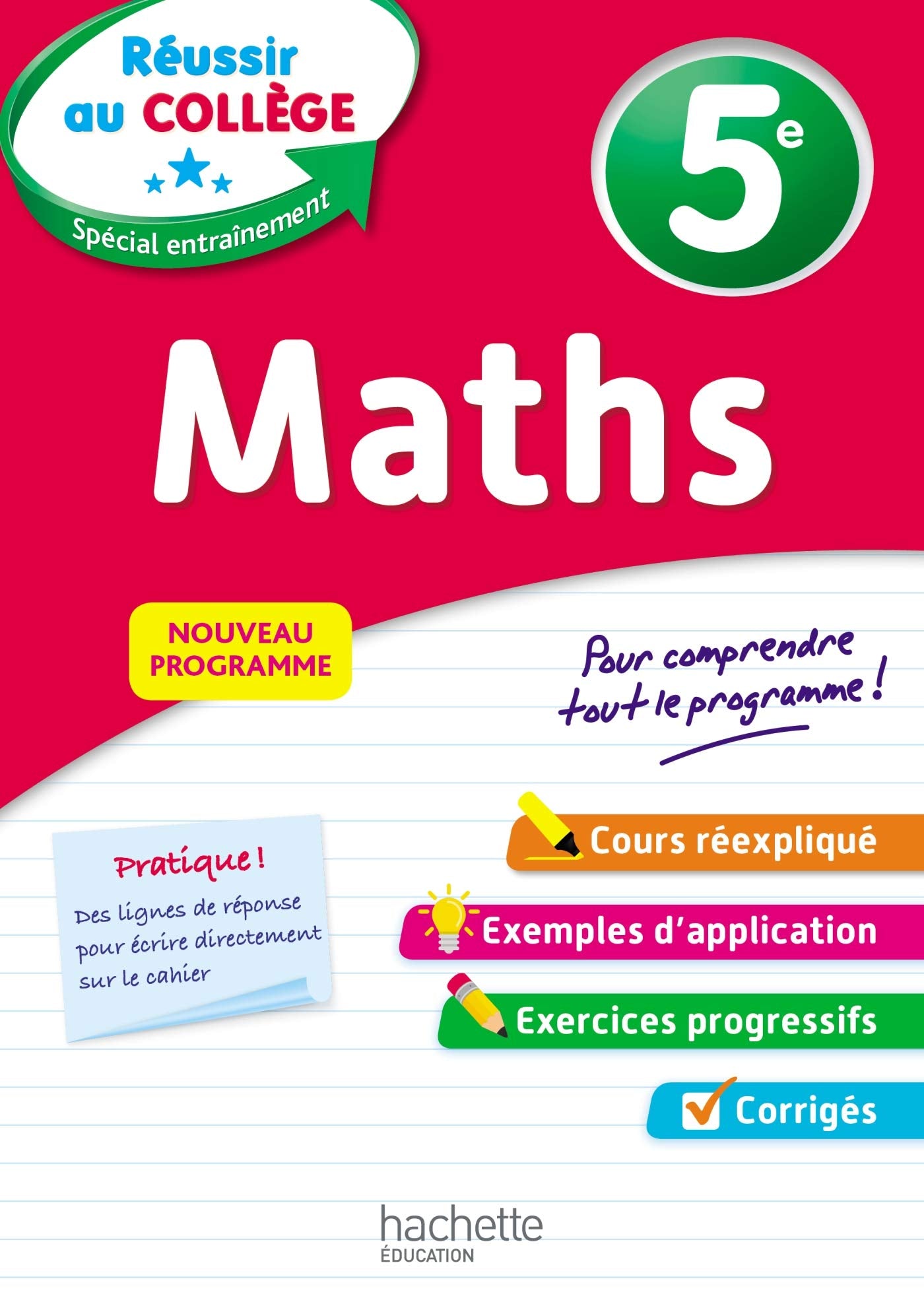 Réussir au collège - Maths 5e 9782017081159