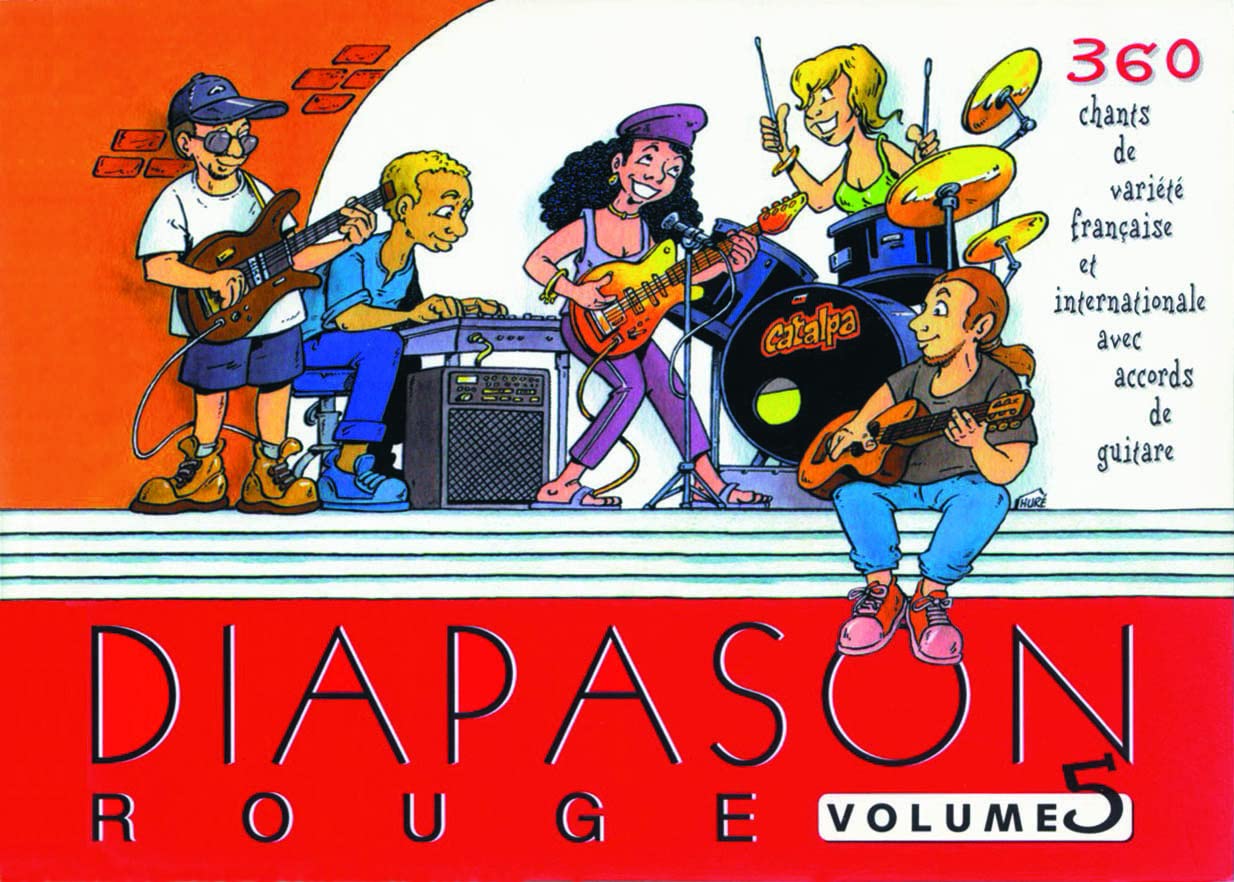 Diapason Rouge : Tome 5, Carnet de 360 chants avec accords 9782708880917