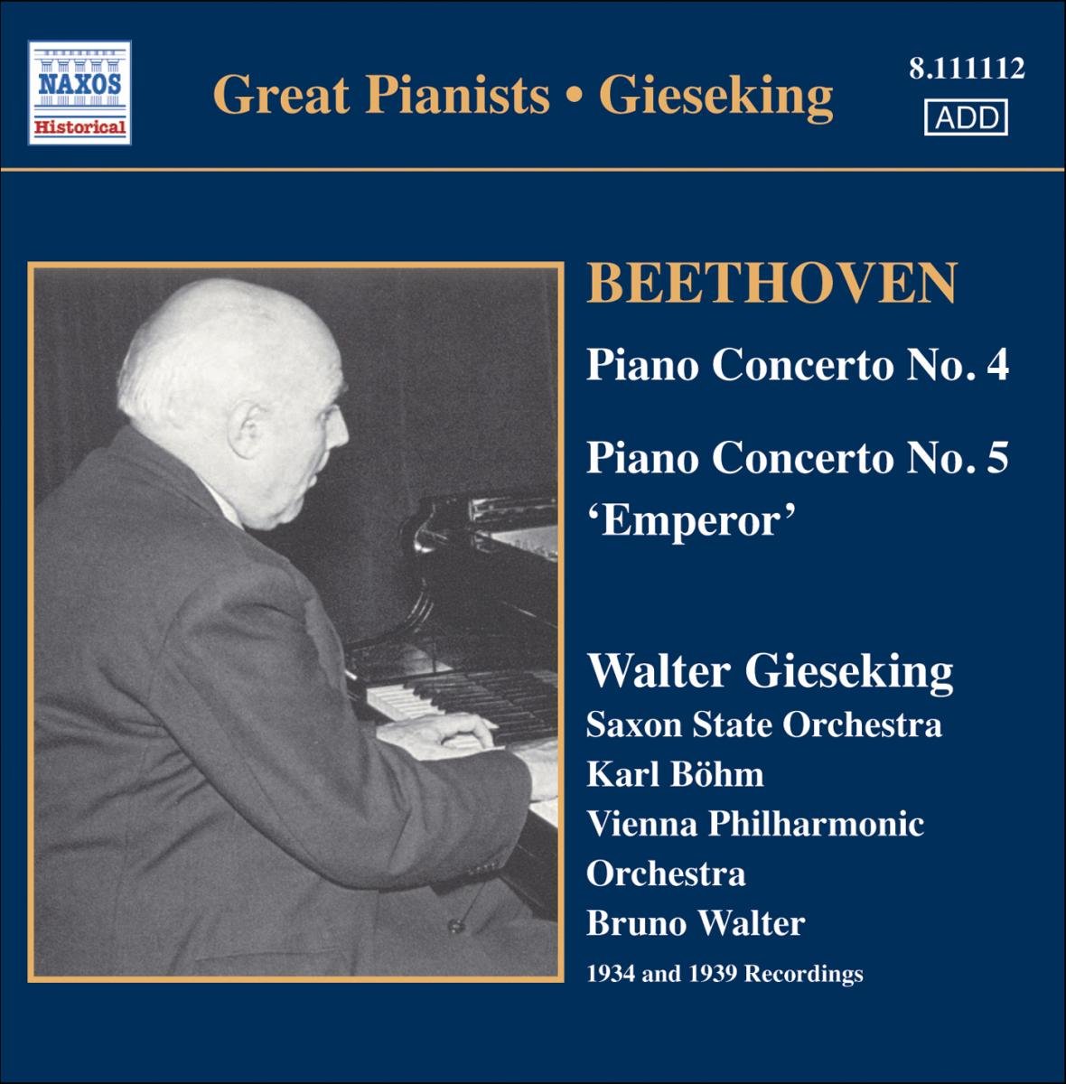 Beethoven - Klavierkonzert Nr. 4+5 0747313311224
