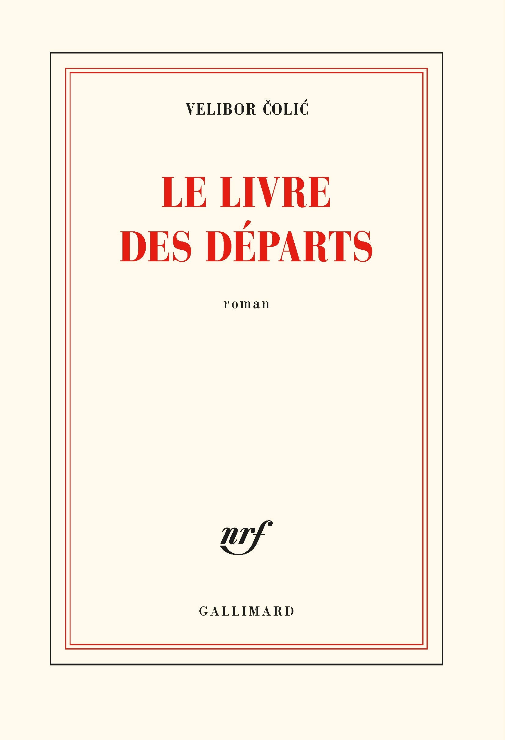 Le livre des départs 9782072878244