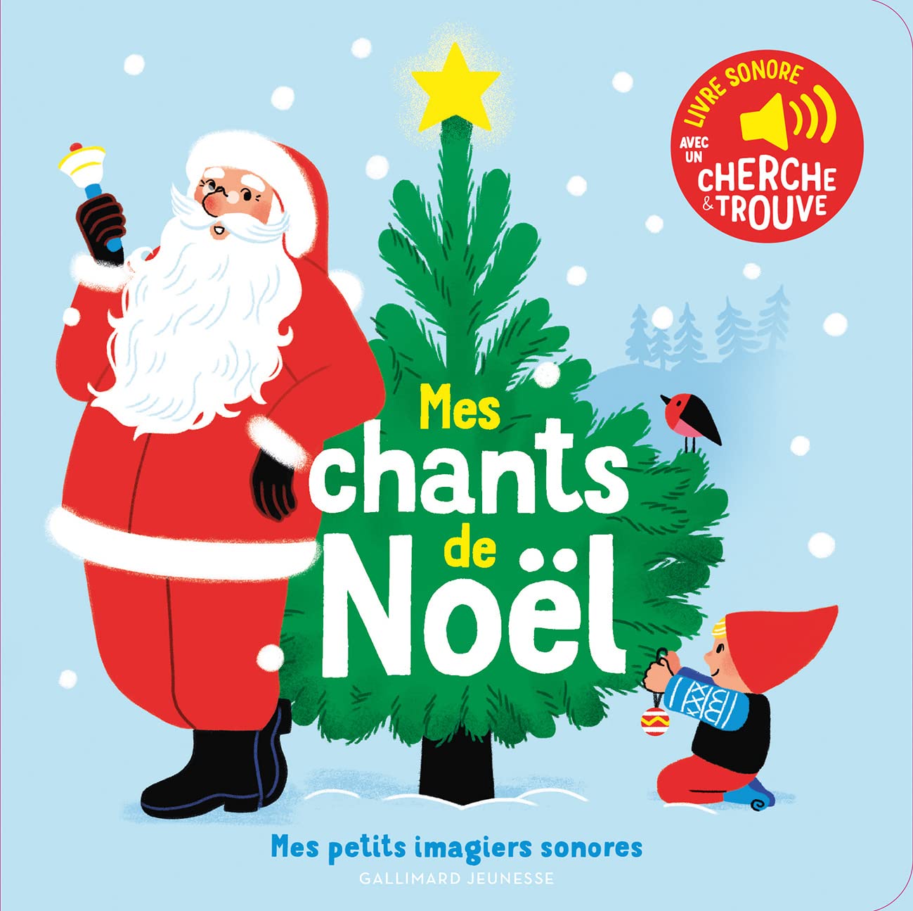 Mes chants de Noël - Mes petits imagiers sonores - Dès 1 an 9782075155793