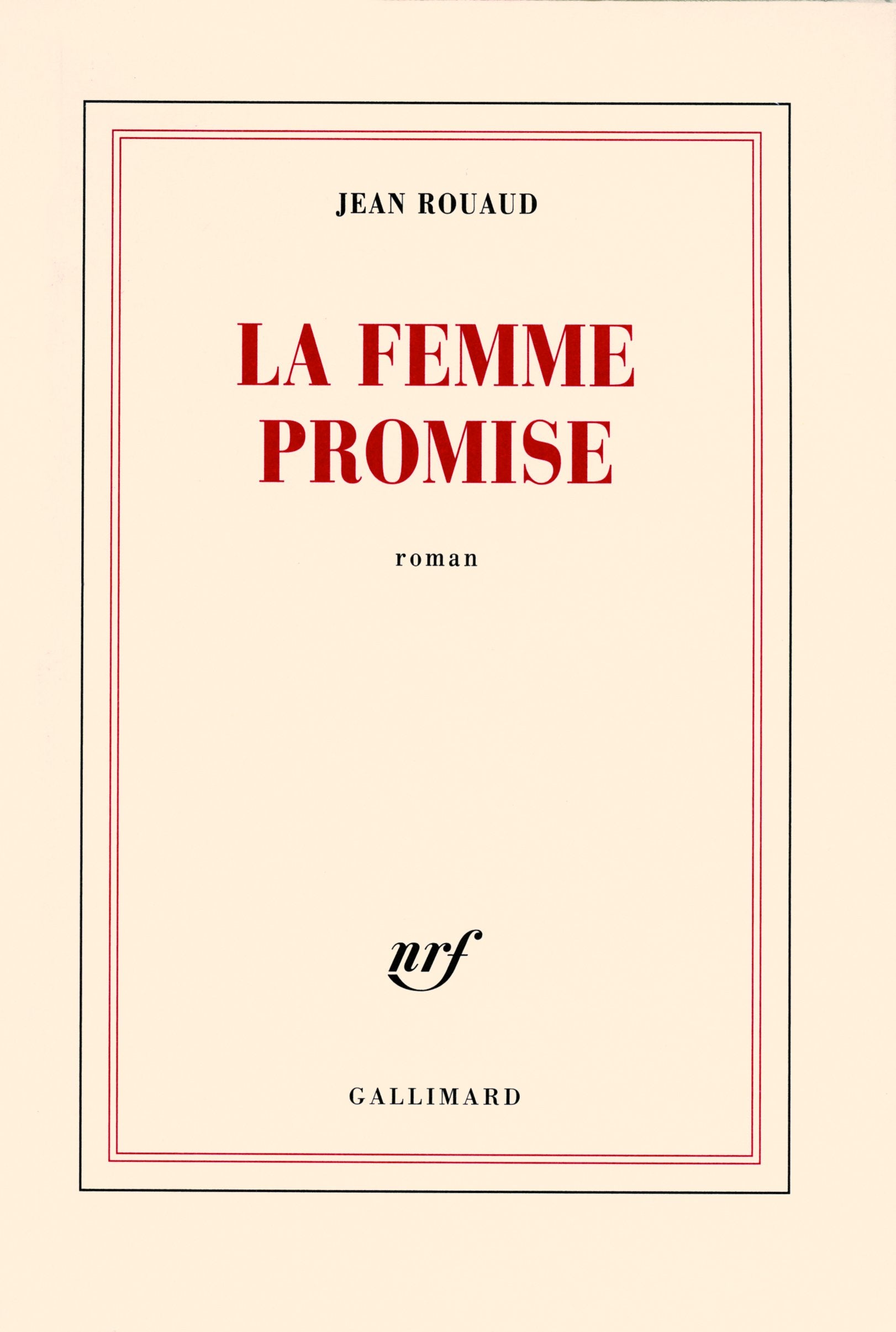 La femme promise 9782070123636