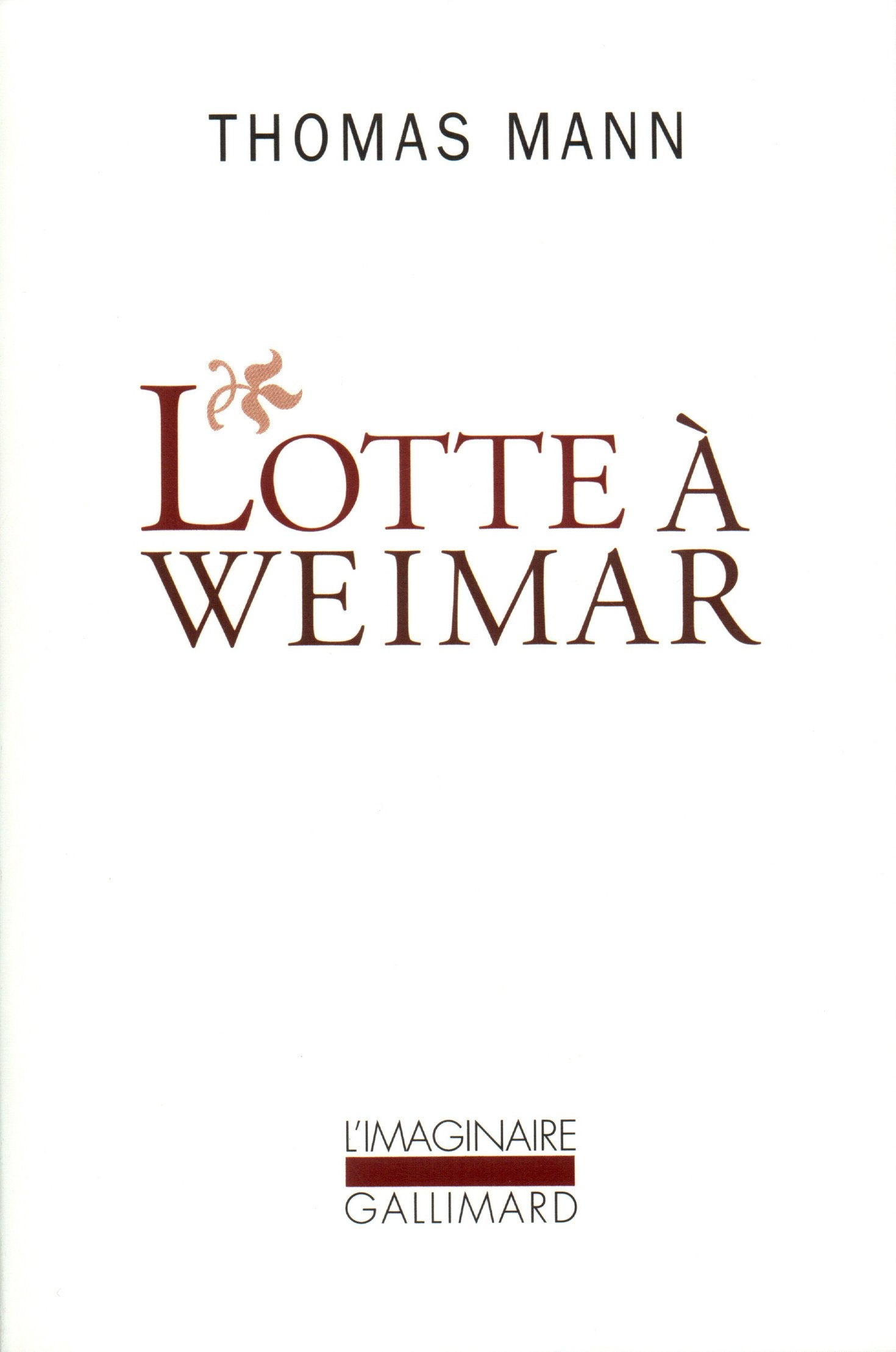 Lotte à Weimar 9782070715183