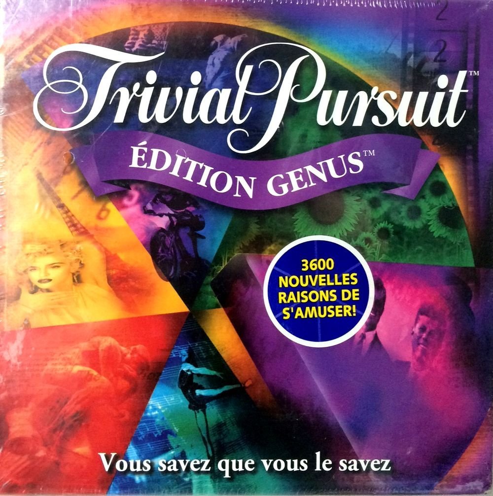 Jeu trivial pursuit édition genus 3600 questions et réponses parker 5023117531842