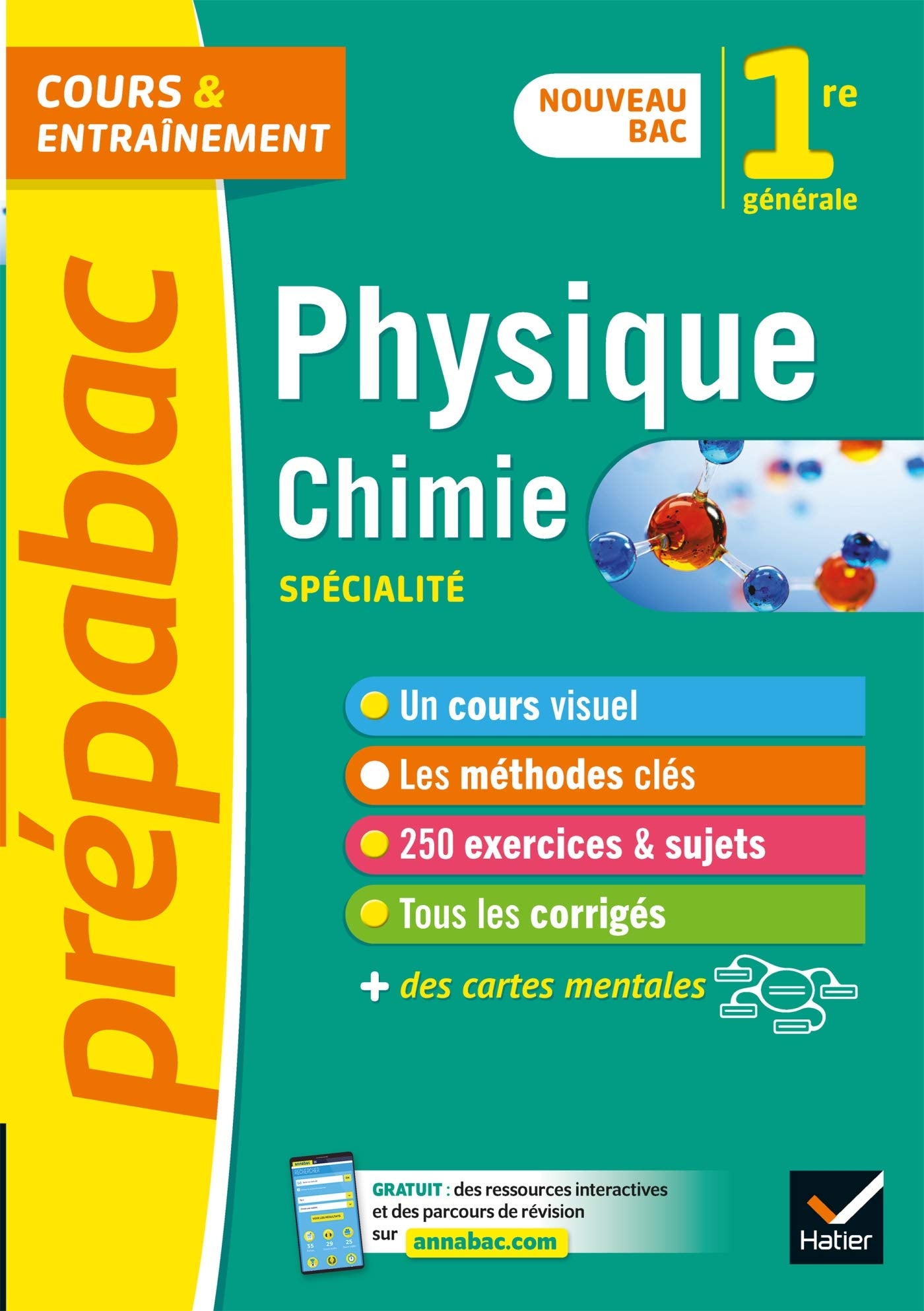 Prépabac Physique-chimie 1re générale (spécialité): nouveau programme de Première 9782401052291