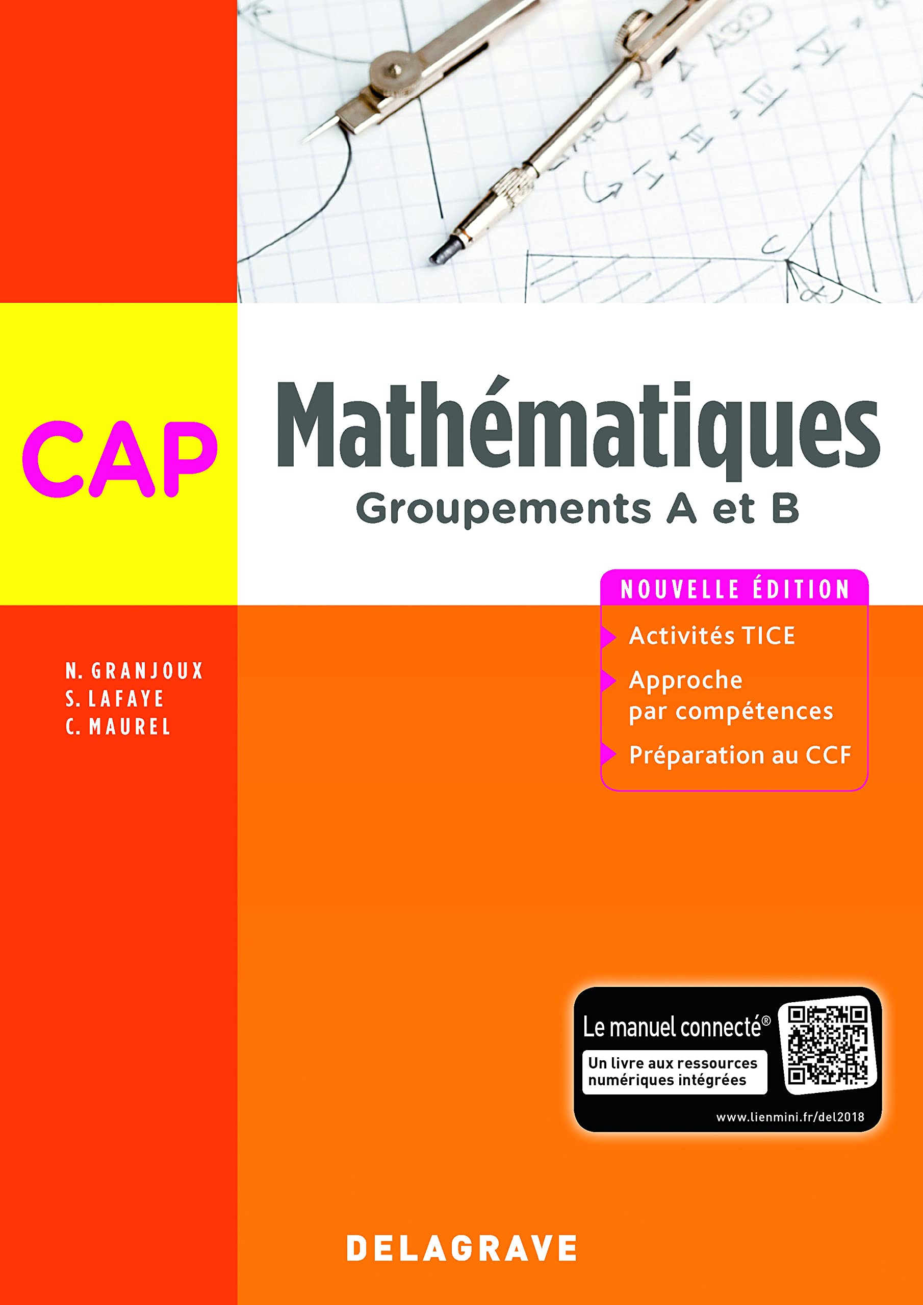 Mathématiques - Groupement A et B - CAP (2018) - Pochette élève: Groupements A et B 9782206102375