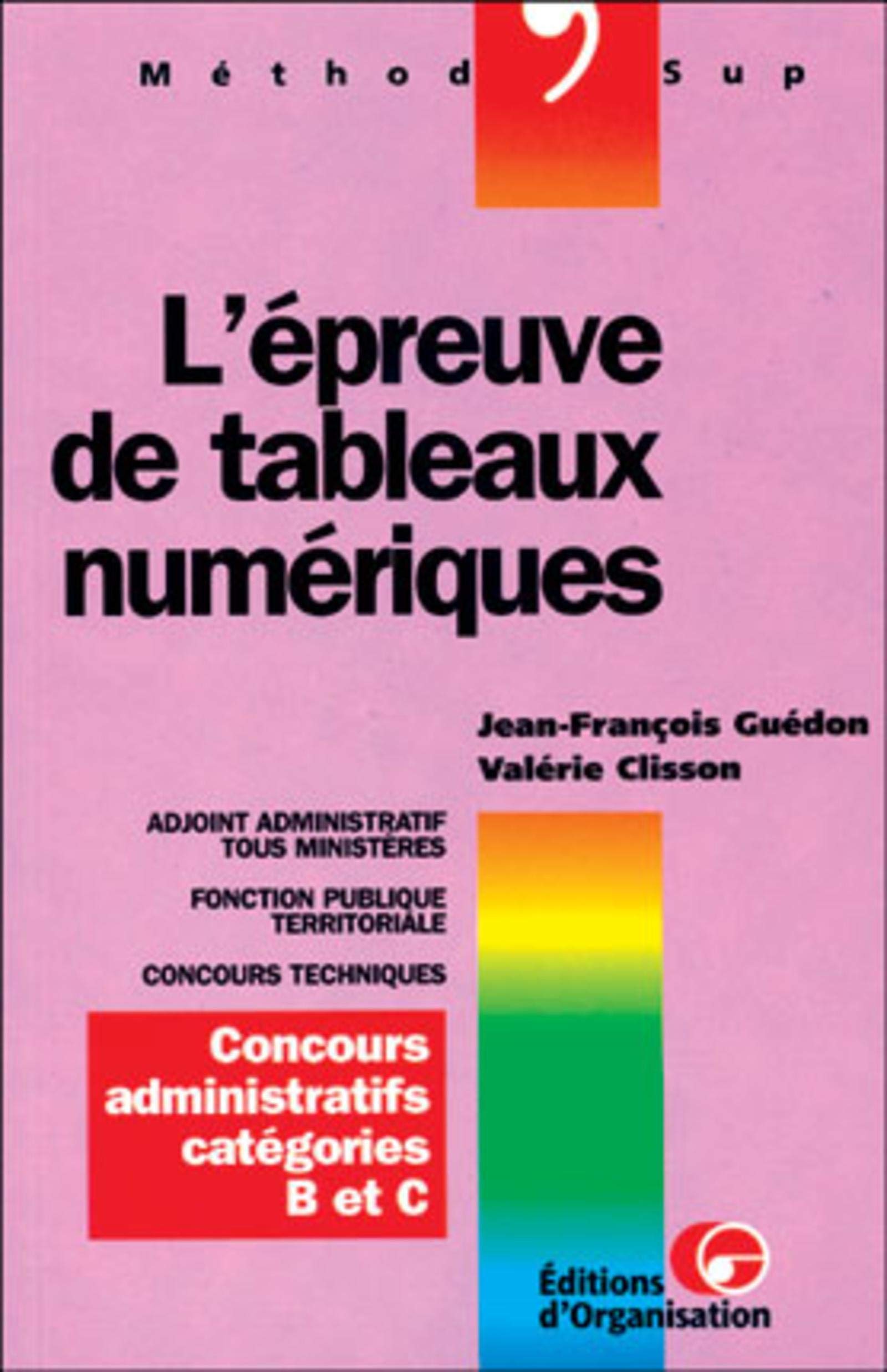 L'Epreuve de tableaux numériques 9782708121829