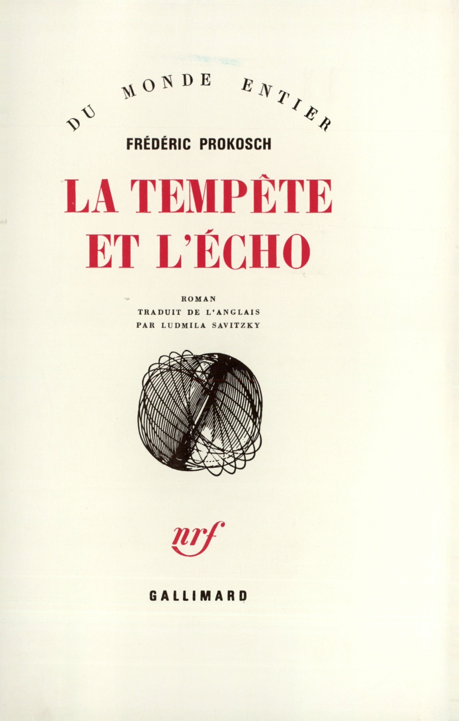 La Tempête et l'Echo 9782070252688