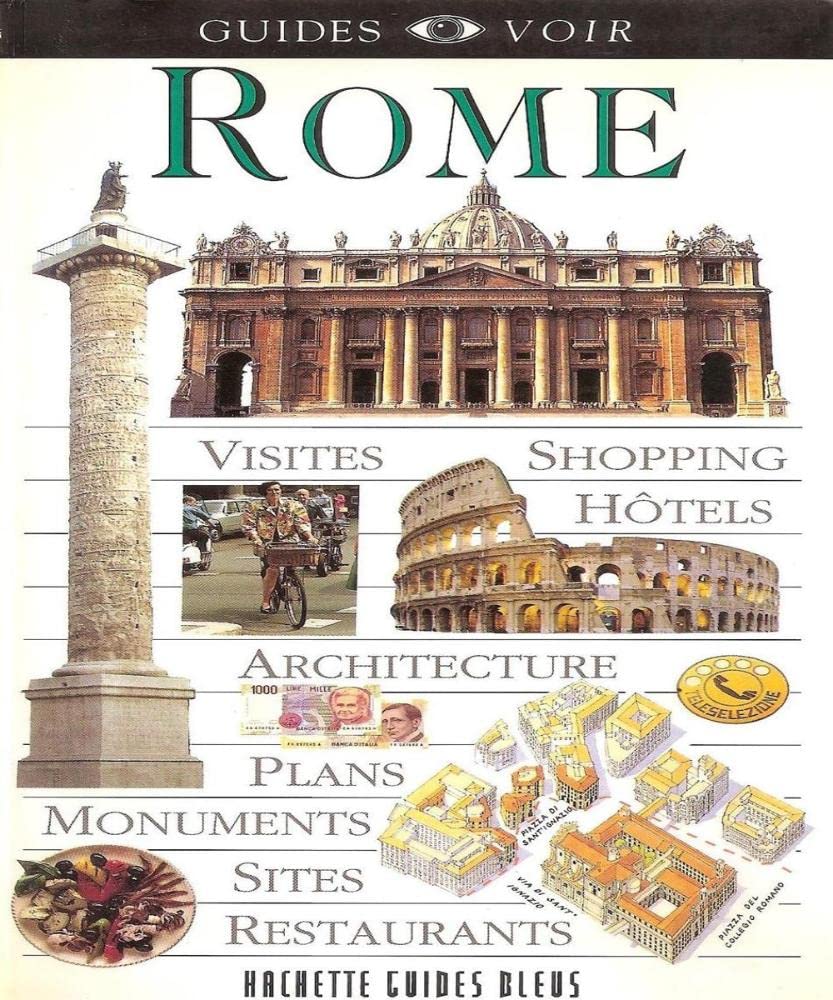 Rome : visites shopping architecture plans monuments sites 9782012420977