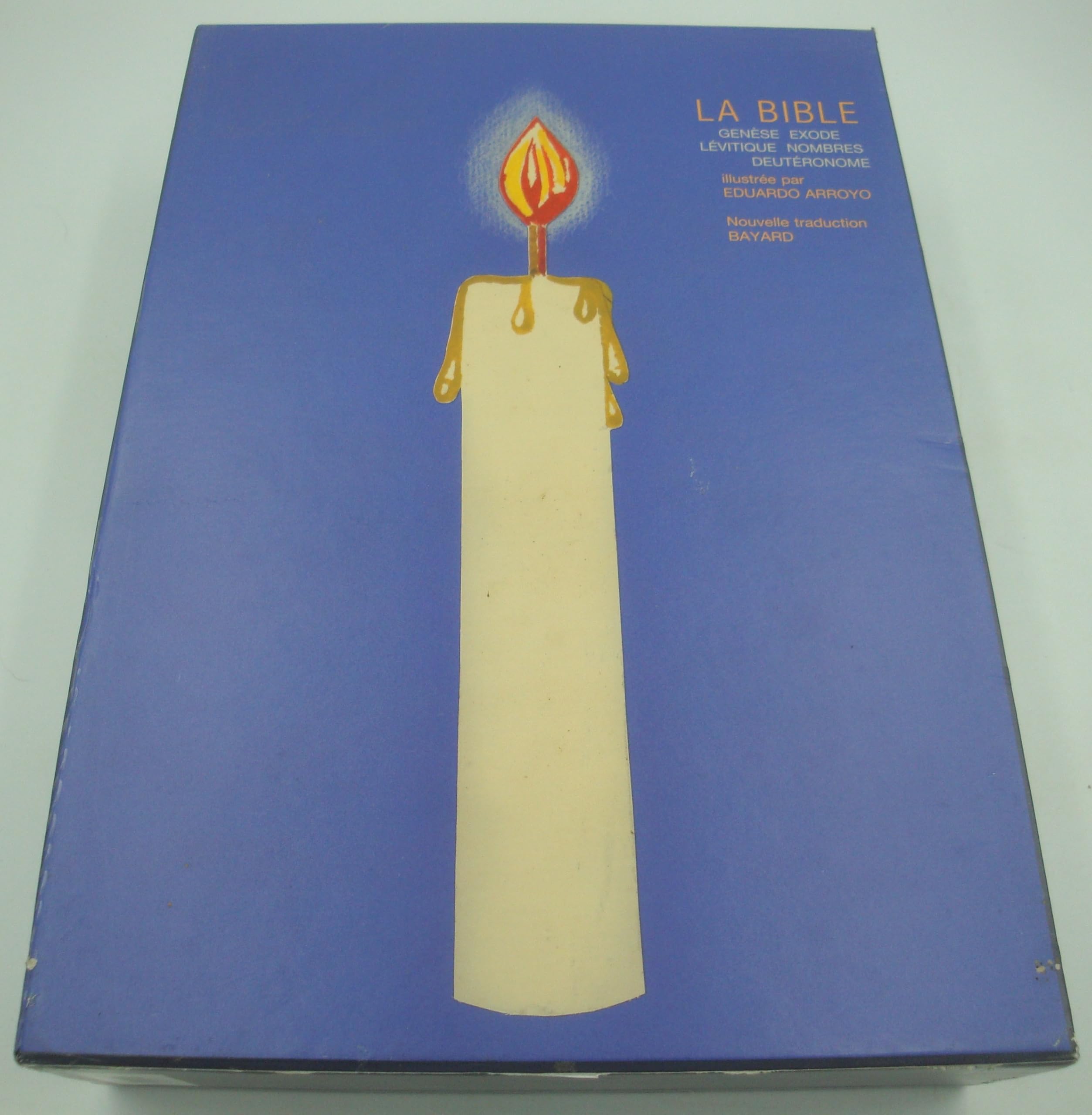 La Bible Genèse exode lévitique nombres deutéronome illustrée par Eduardo Arroyo - 2 volumes sous emboîtage 