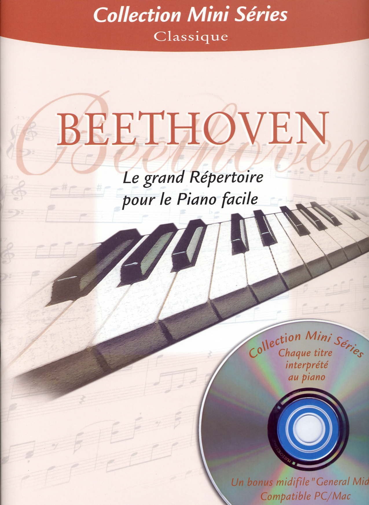 Beethoven : collection mini séries (+ 1 CD) - piano 3553301000370