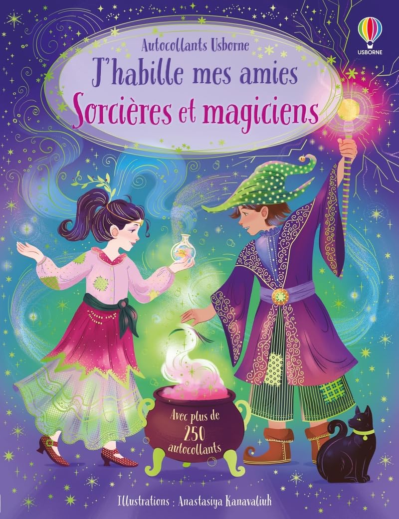 J'habille mes amies - Sorcières et magiciens - Dès 5 ans 9781836044260