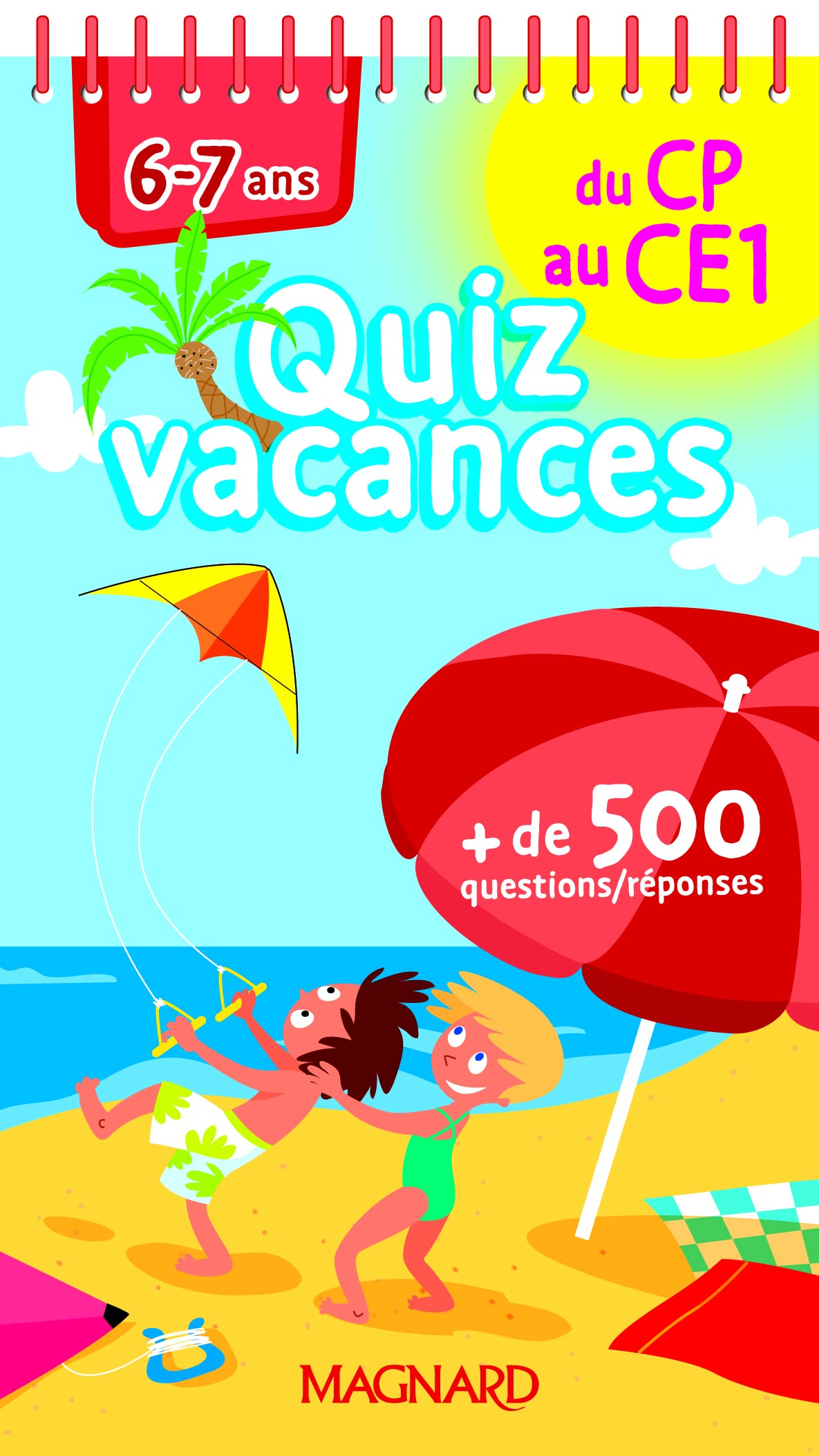 Quizz vacances du CP au CE1 : 6-7 ans- Cahier de vacances 9782210749665