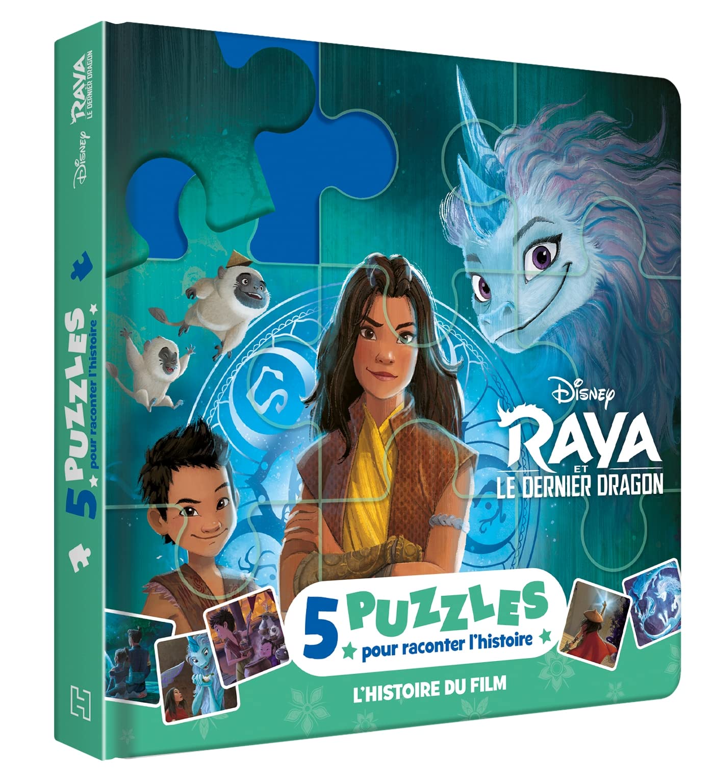 RAYA ET LE DERNIER DRAGON - Mon Petit Livre Puzzle - 5 Puzzles 9 Pièces - Disney 9782017194811