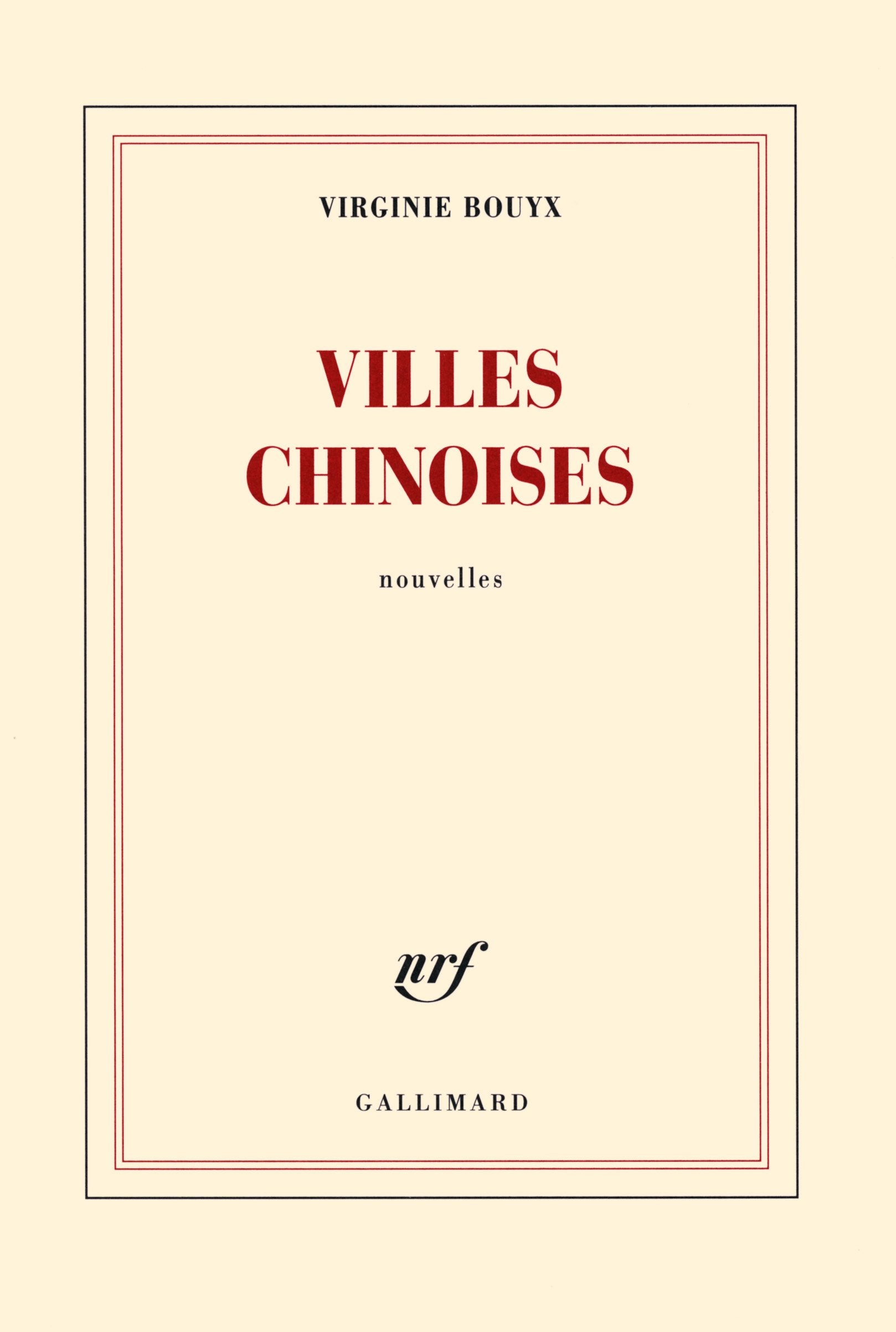 Villes chinoises 9782070144464