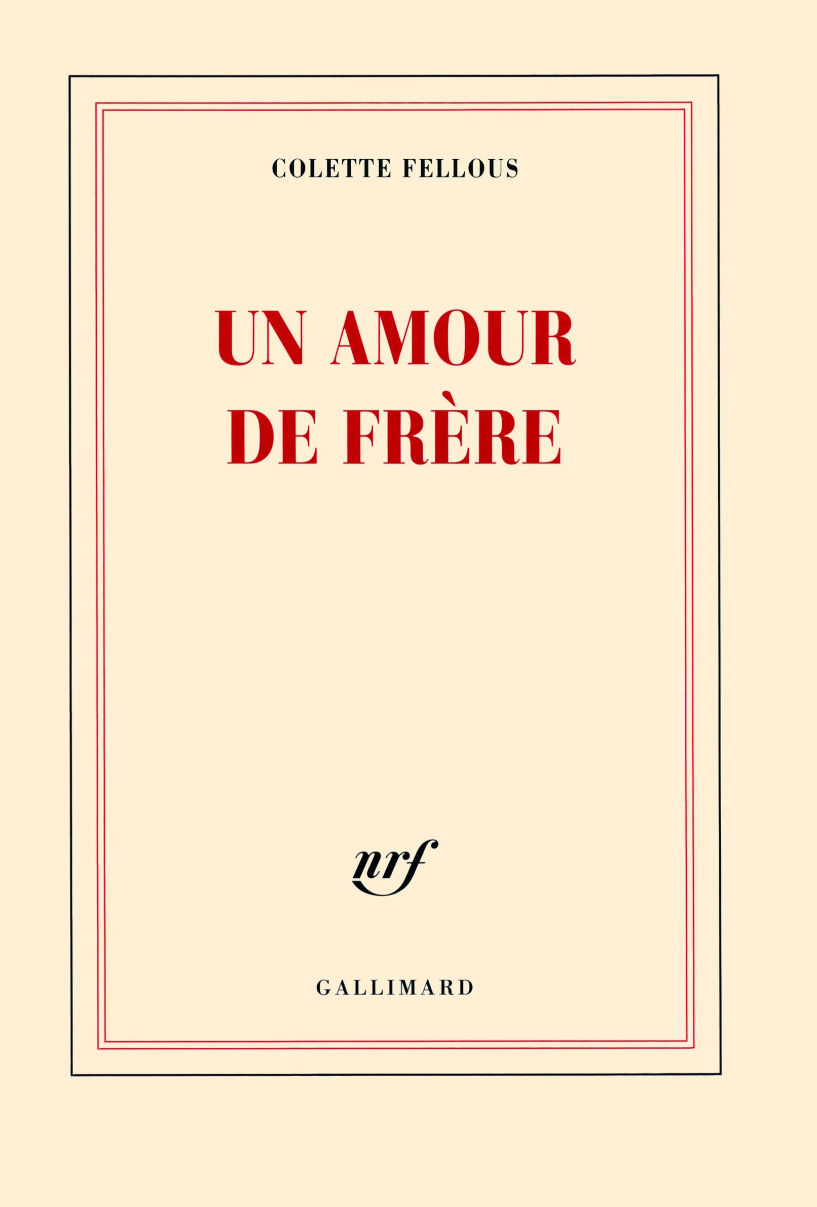 Un amour de frère 9782070133598